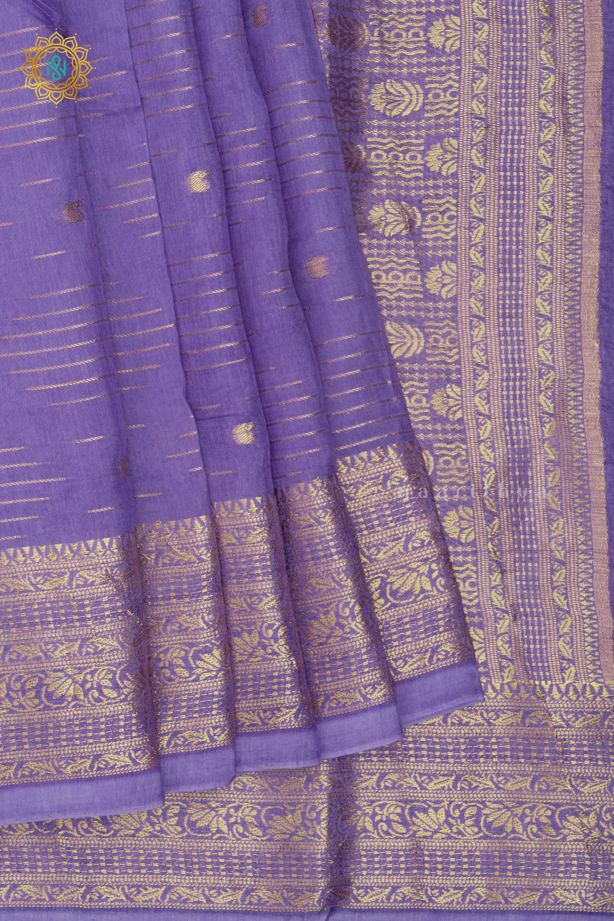 LAVENDER WITH PURPLE - DOLA SILK