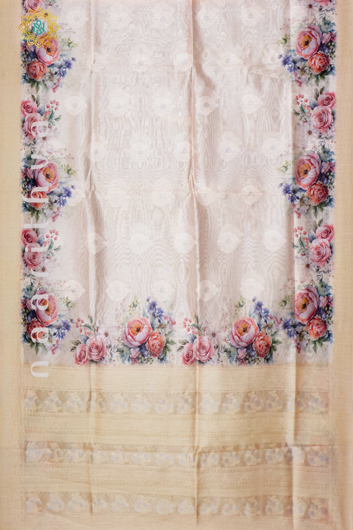 ORANGE - CHANDERI SILK COTTON