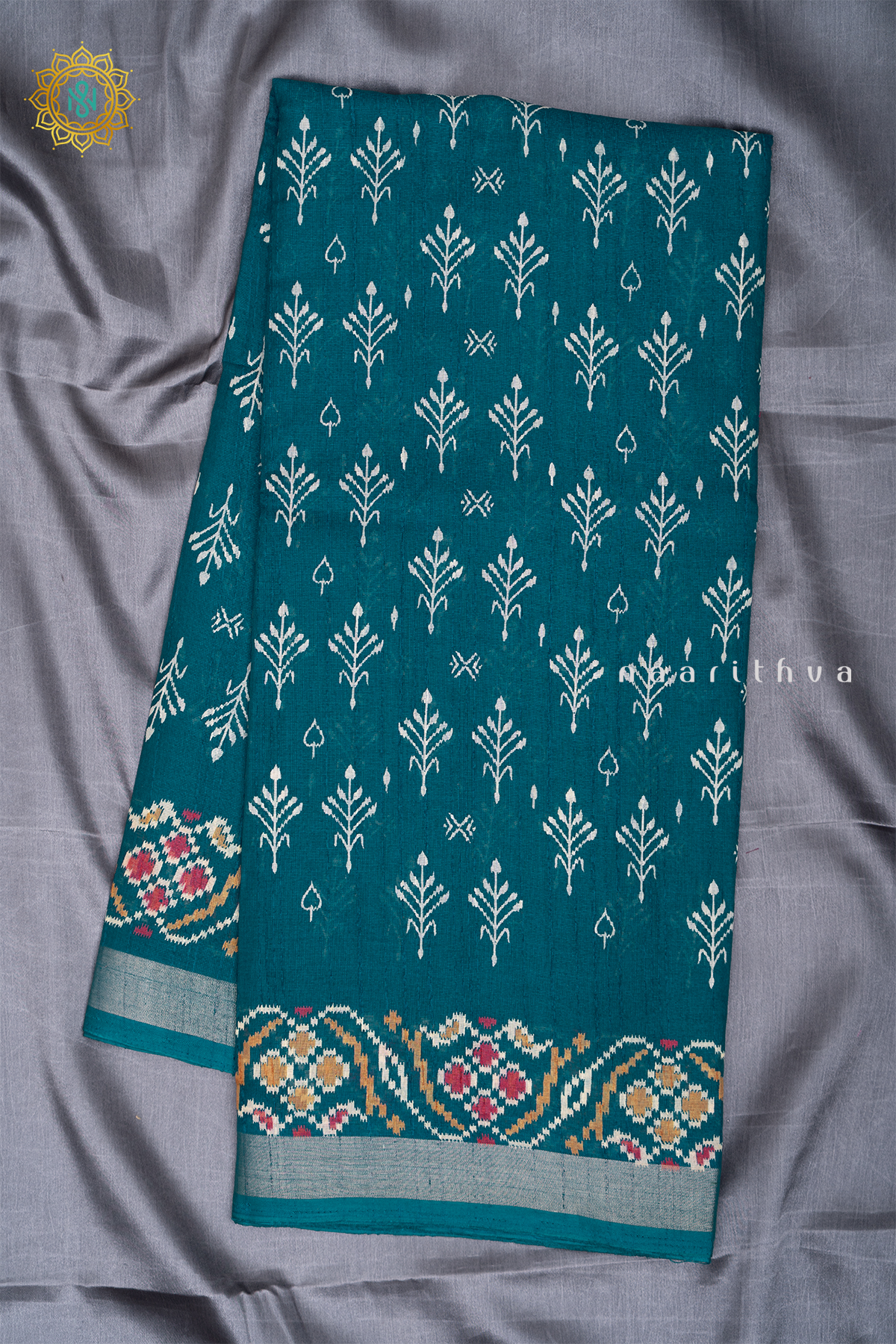 SKY BLUE - JUTE COTTON