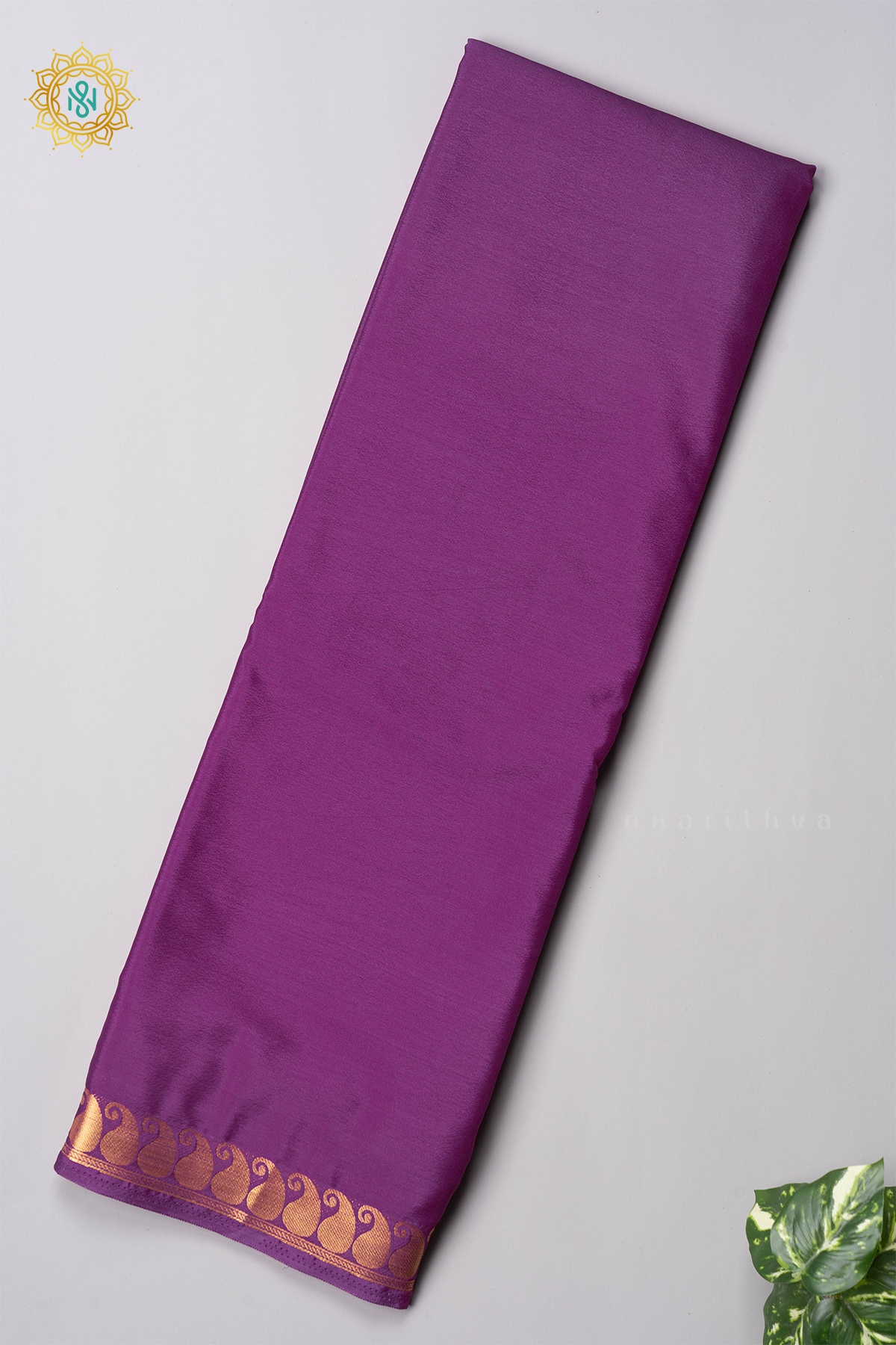 MAGENTA - SEMI MYSORE CREPE SILK