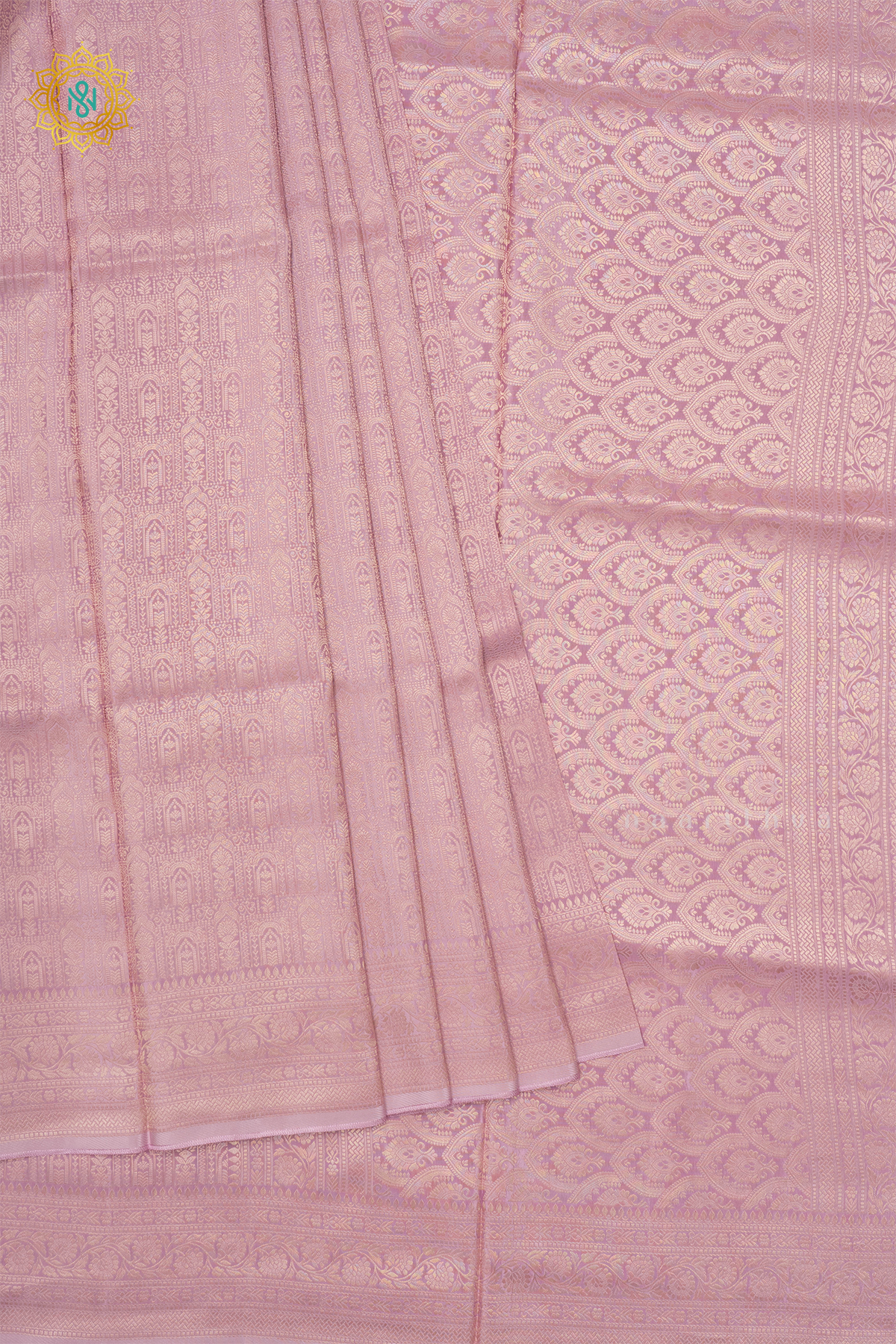 LIGHT PINK - SEMI KATAN BANARASI