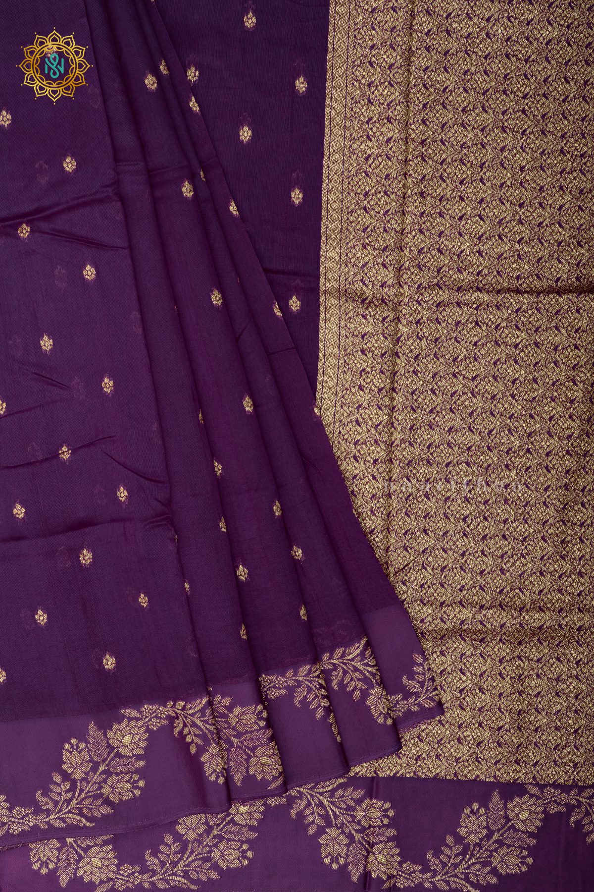 MAGENTA - SEMI TUSSAR SILK