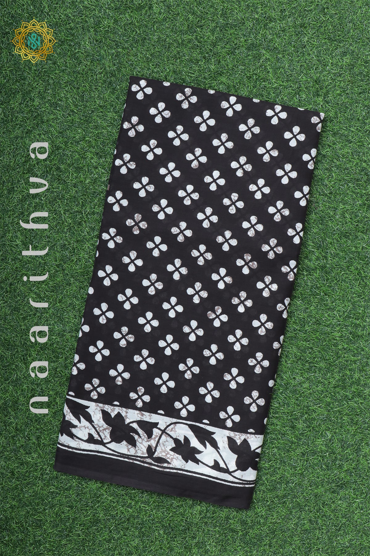 BLACK WITH WHITE - MUL COTTON