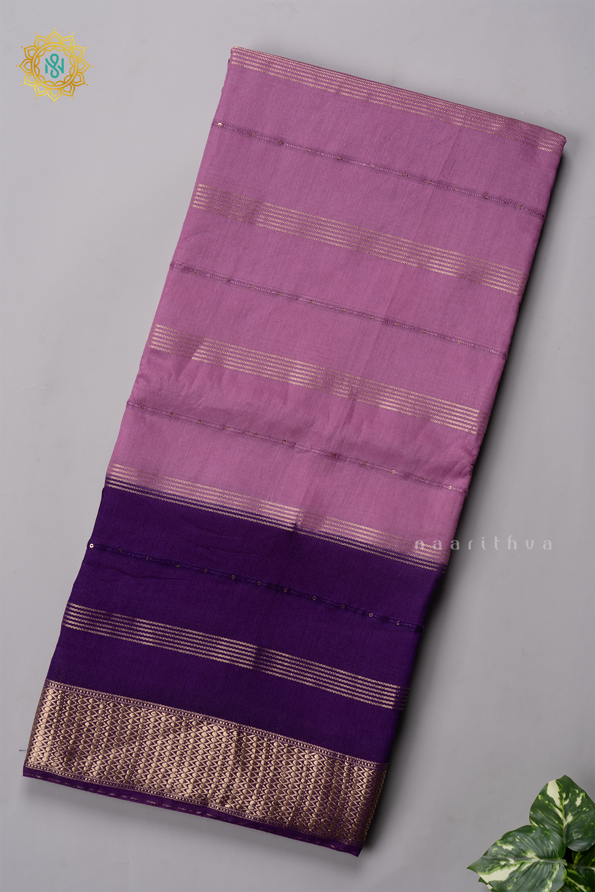 LAVENDER WITH PURPLE - BUTTER CREPE