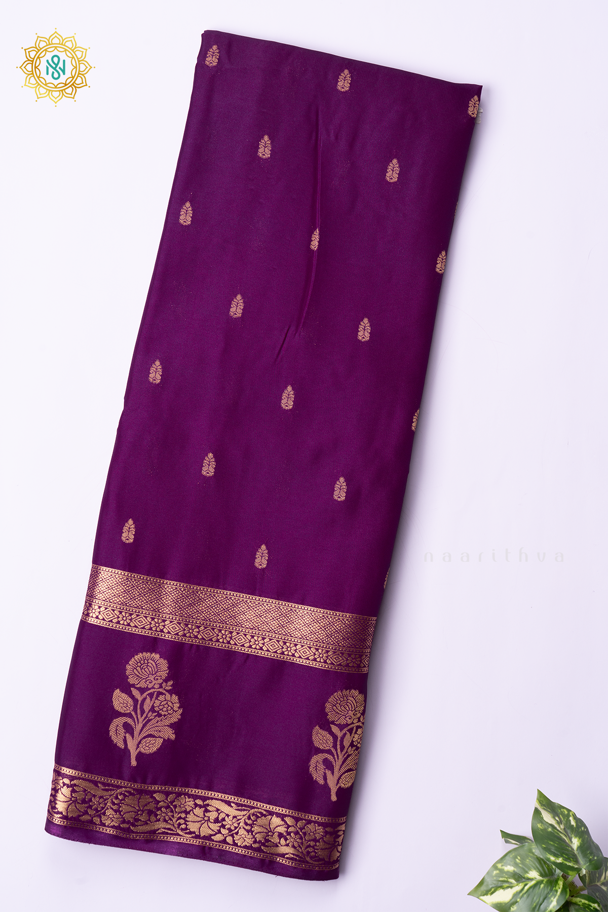 WINE - SEMI MYSORE CREPE SILK