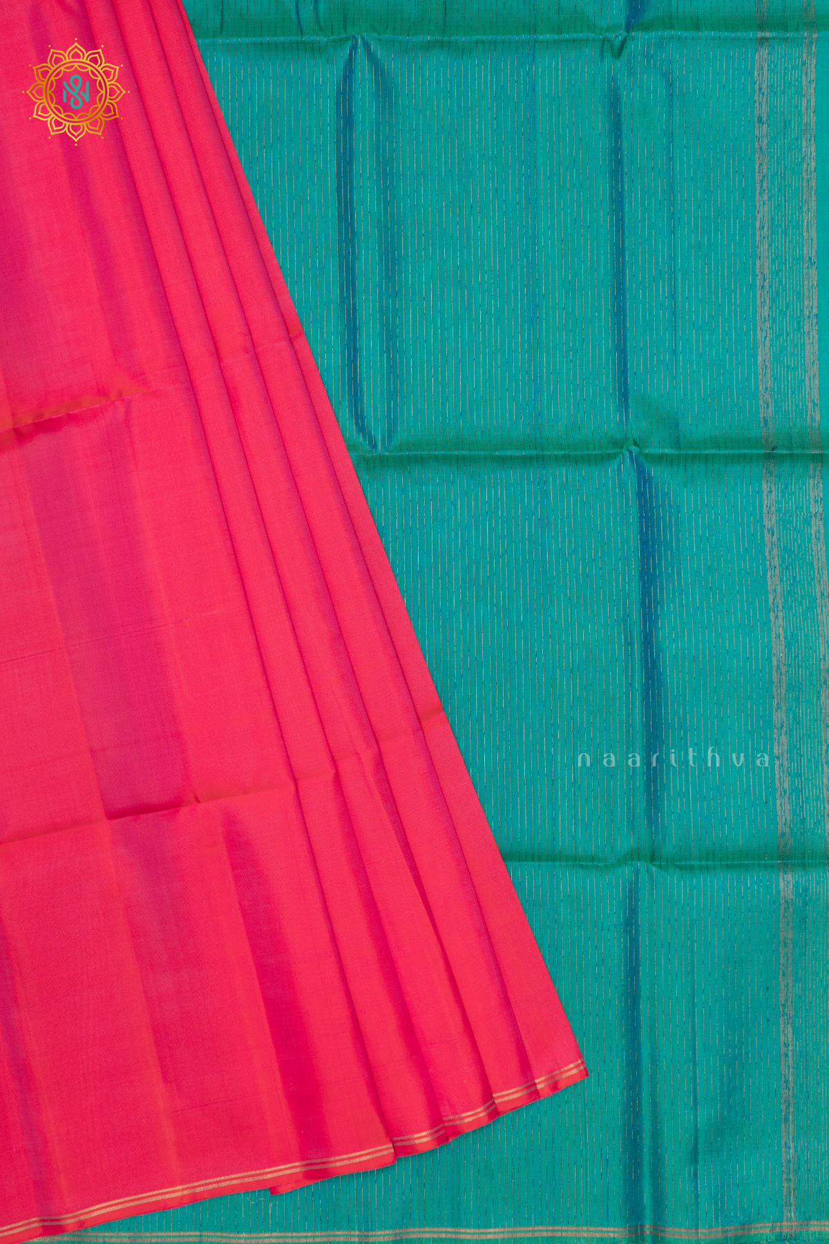 DUAL SHADE OF PINK WITH SKY BLUE - PURE KANJIAVARAM SOFT SILK