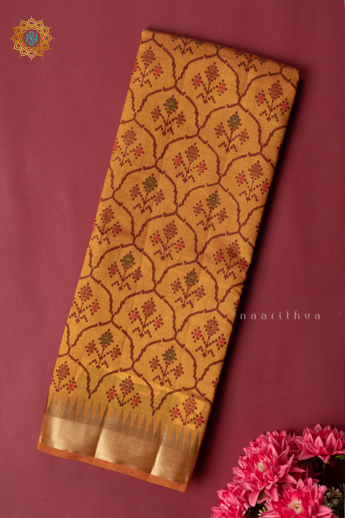 MUSTARD - SEMI TUSSAR SILK