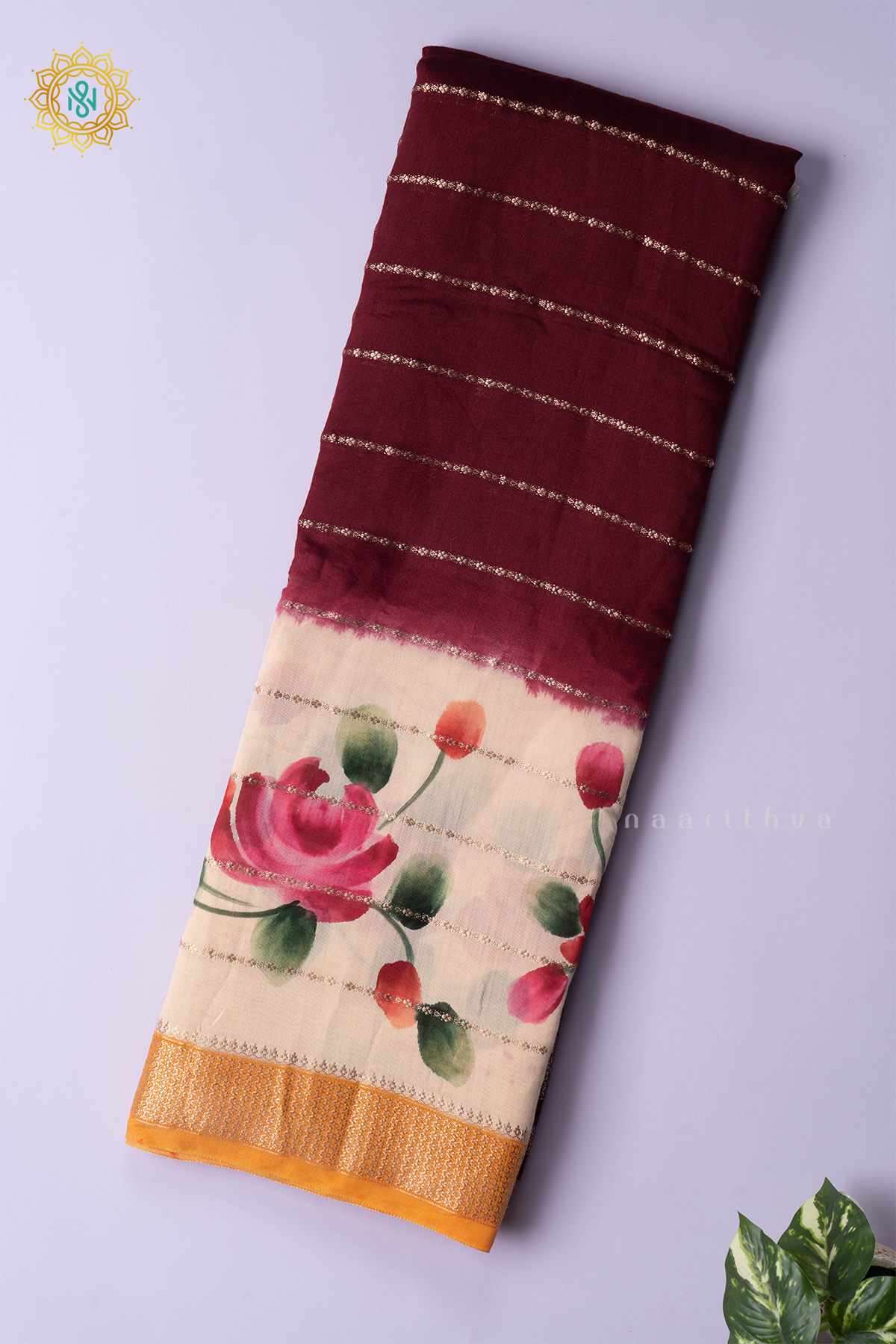 BROWN WITH YELLOW - BUTTER CREPE
