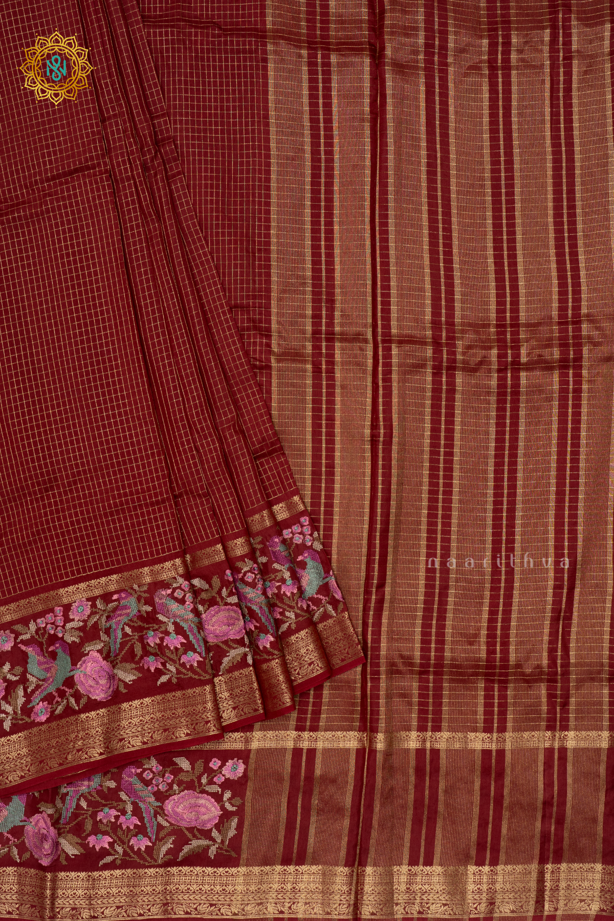 BROWN - SEMI CREPE SILK