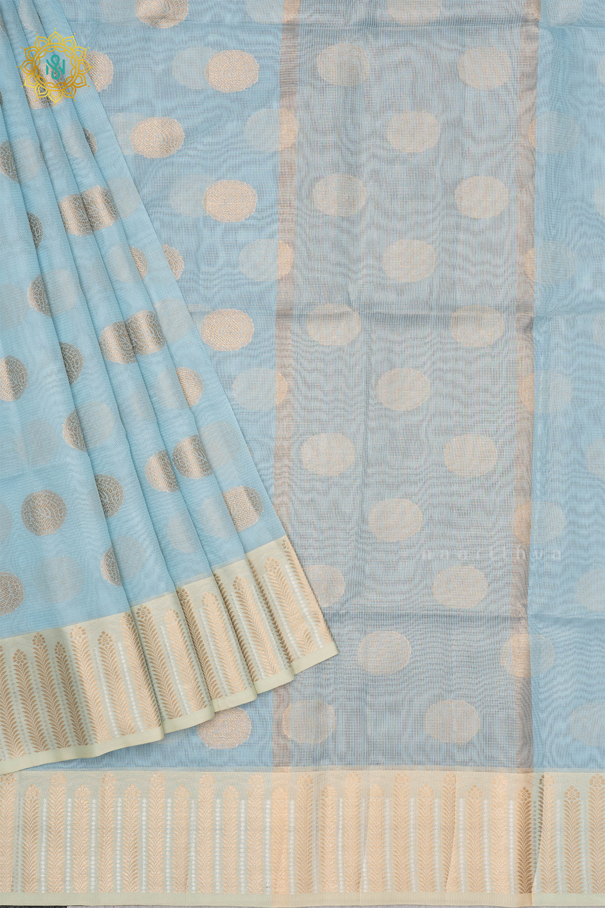 AQUA BLUE - SILK COTTON
