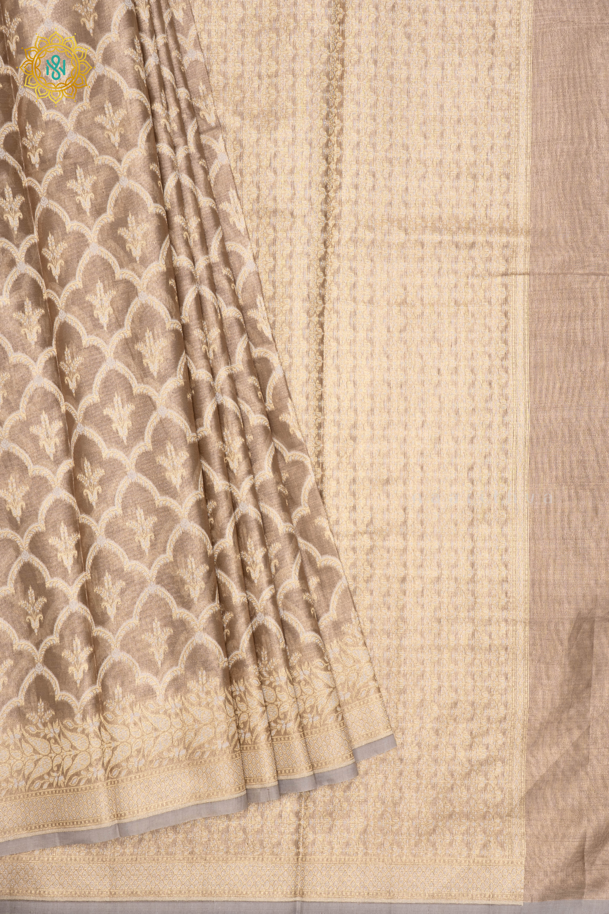 LIGHT BROWN - TISSUE ORGANZA