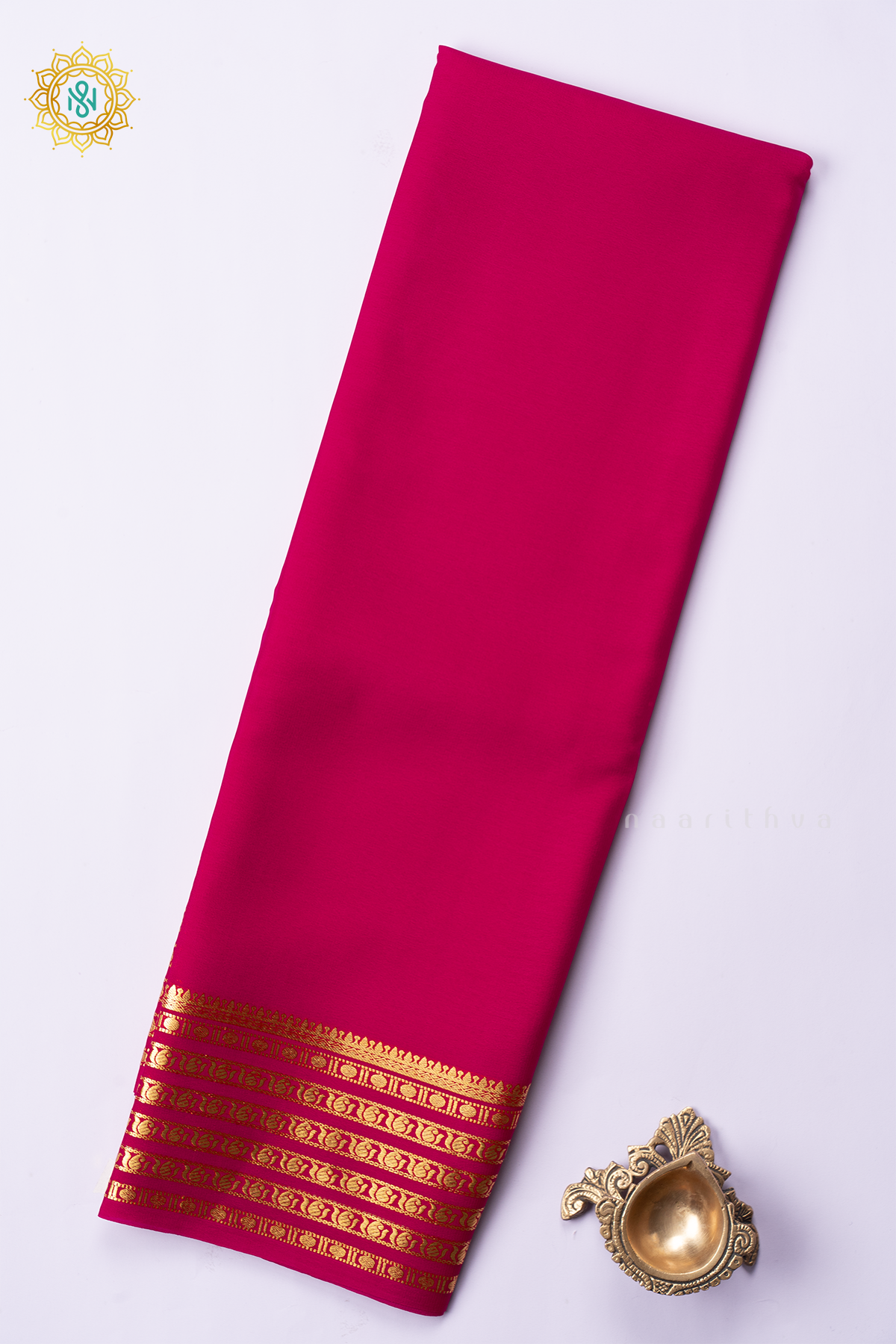 PINK - PURE MYSORE CREPE SILK