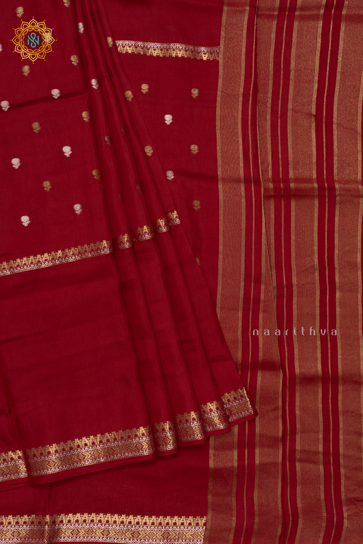 MAROON - SEMI CREPE SILK