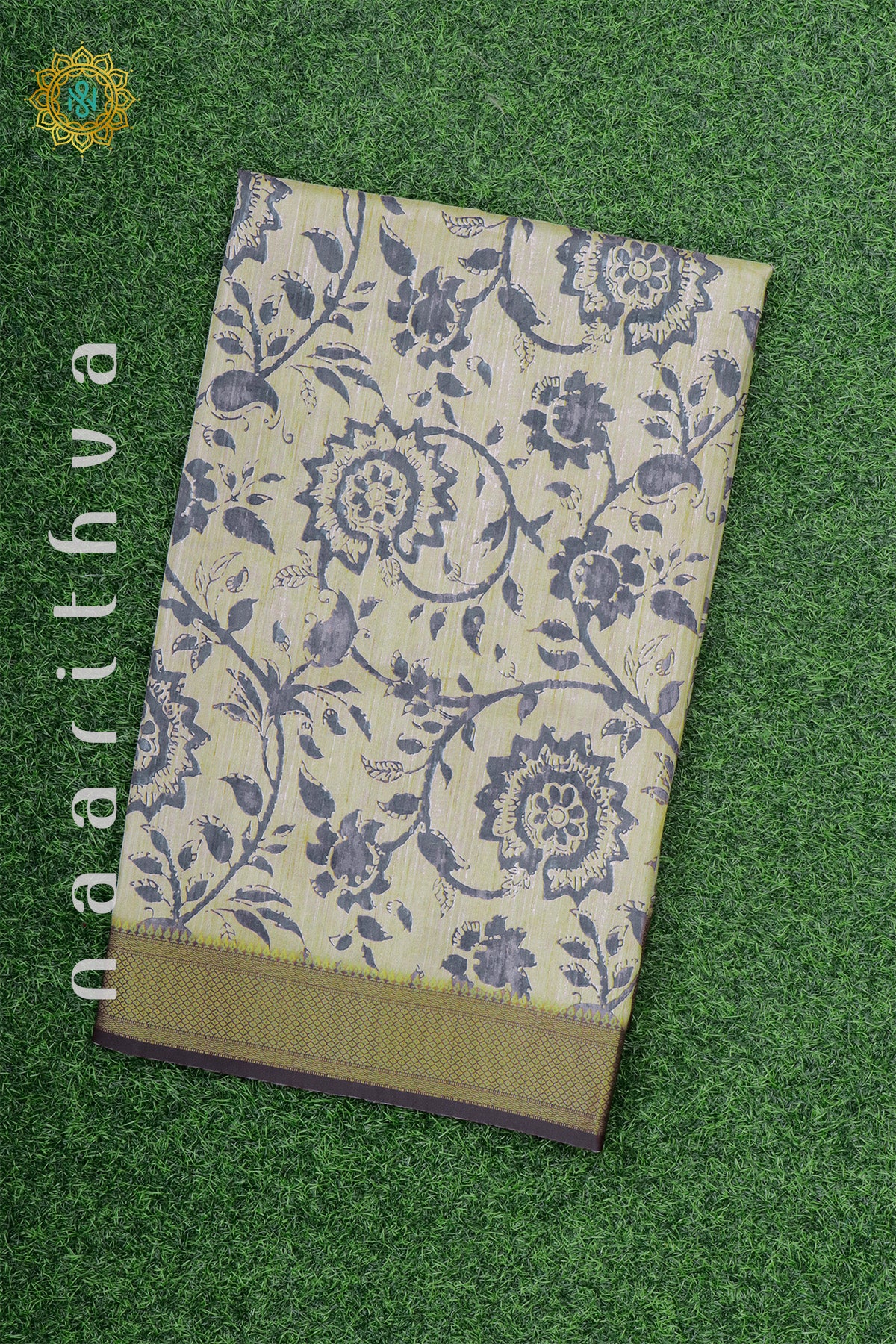 OFF WHITE WITH GREY - KOTHA TUSSAR