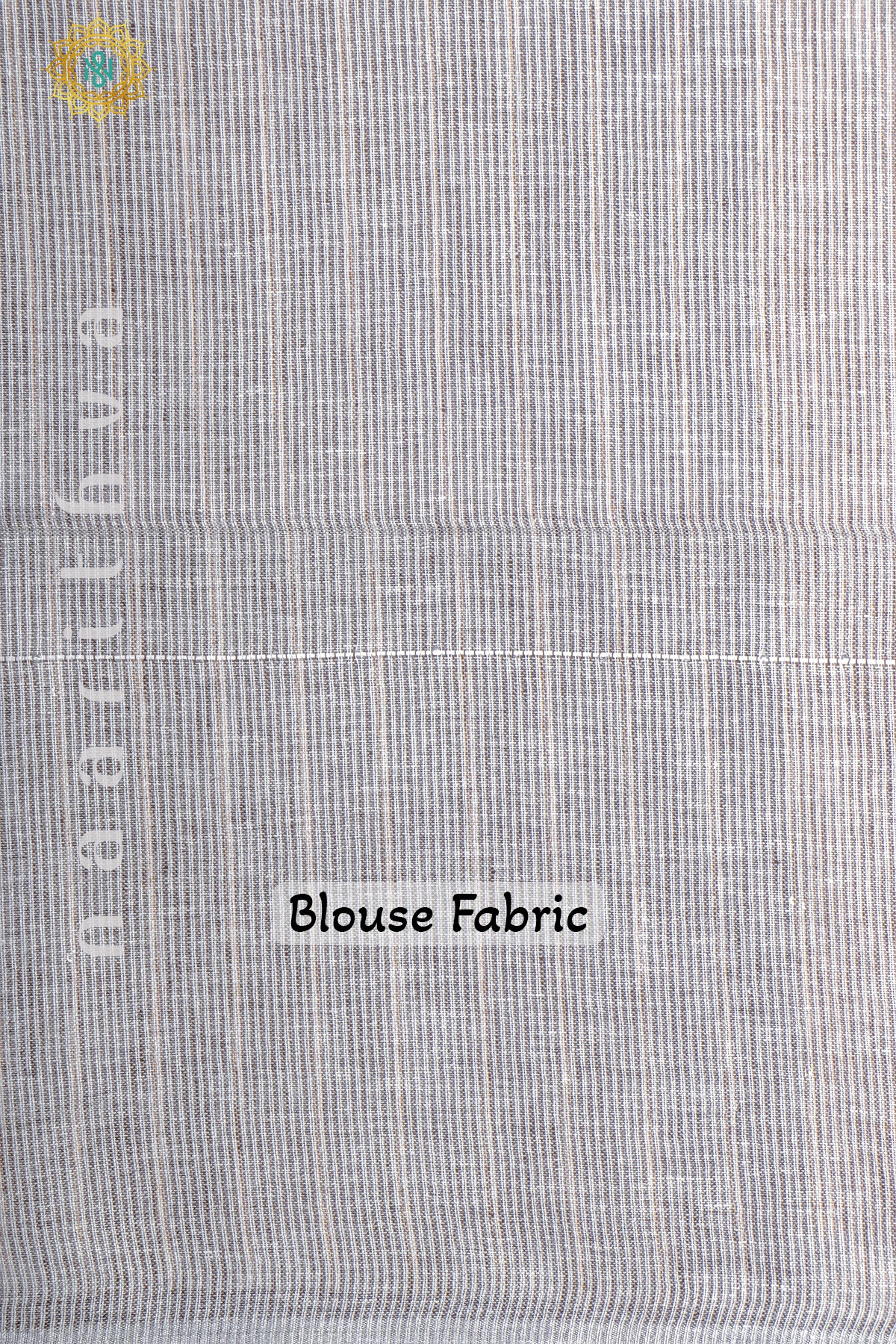 LIGHT ORANGE WITH GREY - PURE LINEN