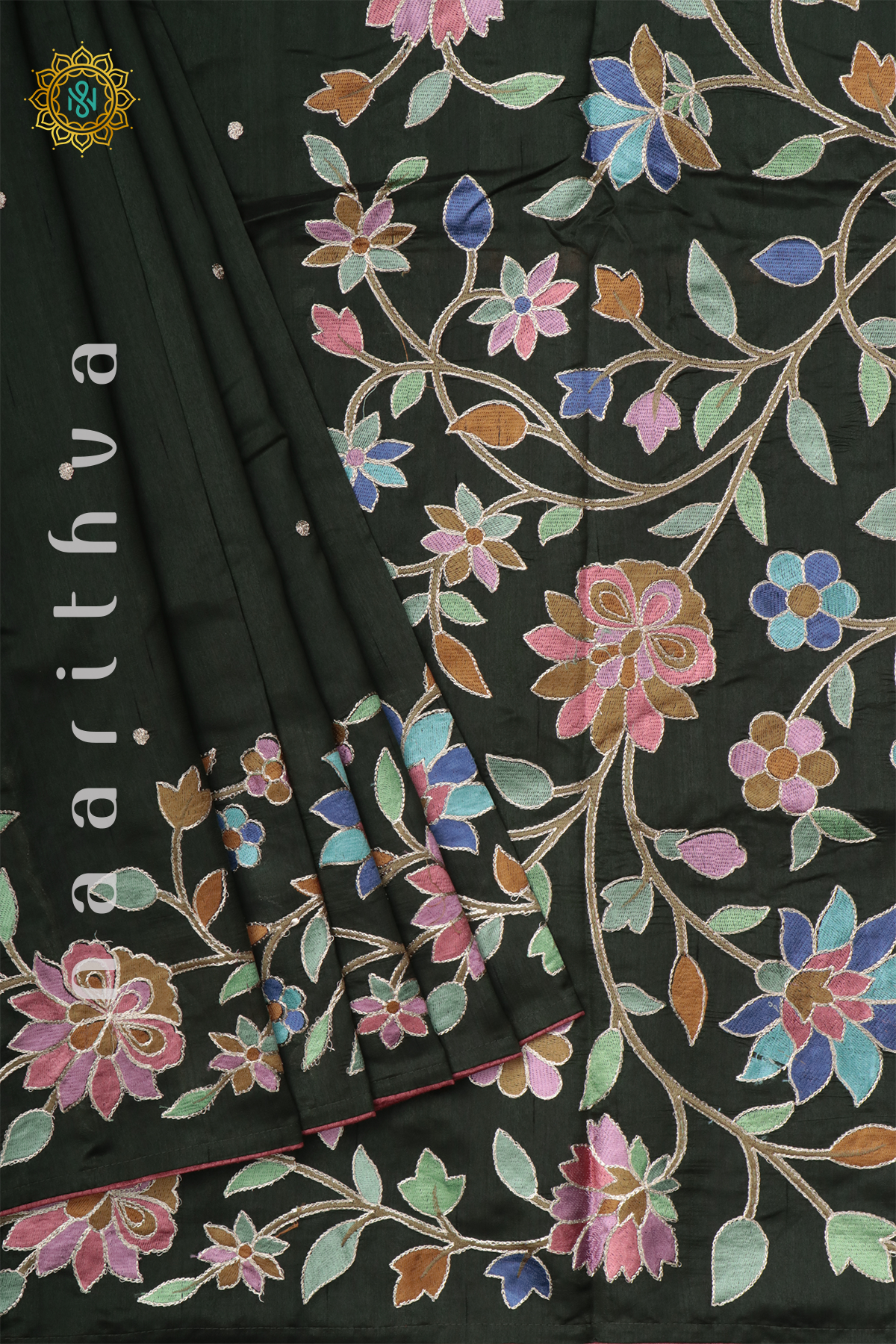 GREEN - SEMI TUSSAR SILK