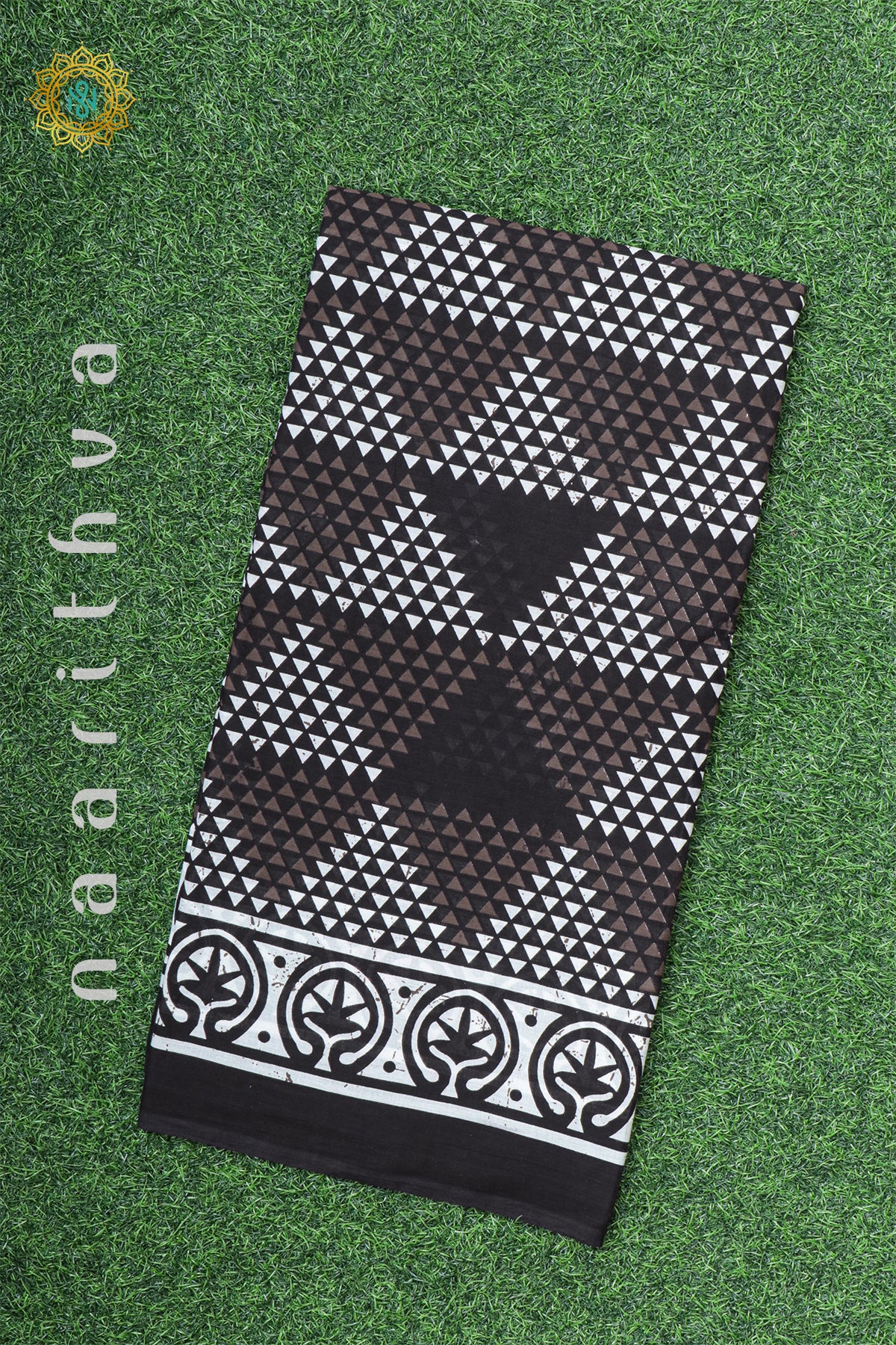 BLACK WITH WHITE - MUL COTTON