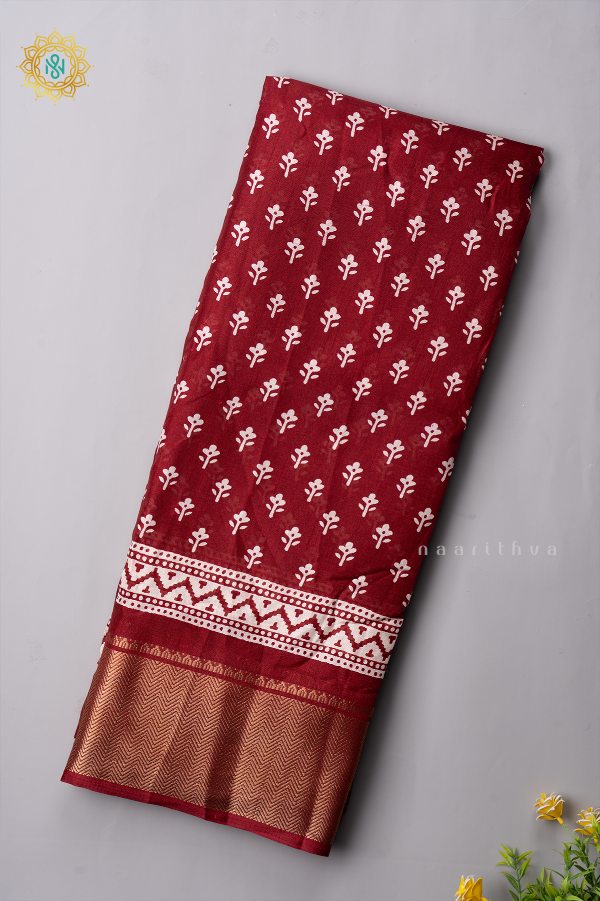 MAROON - DOLA SILK
