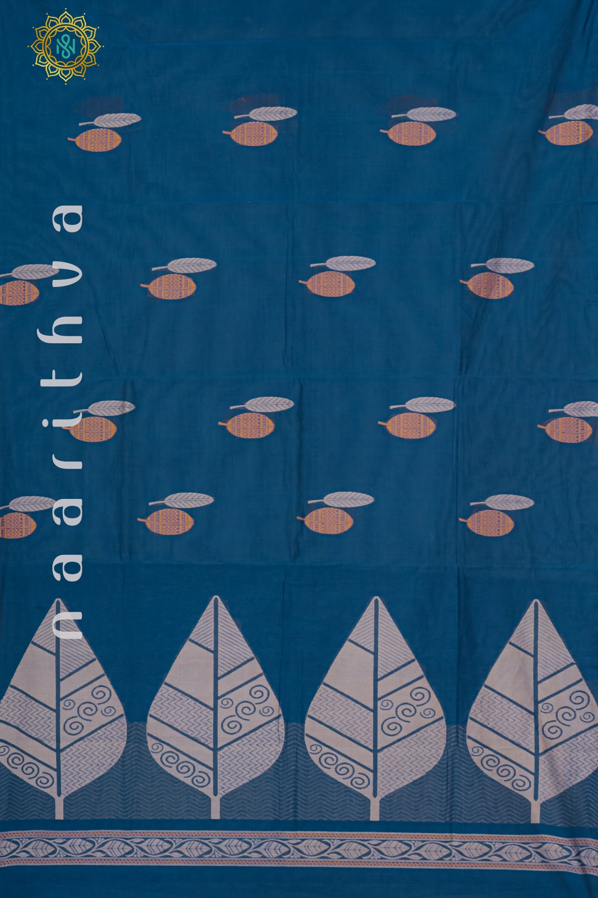 PEACOCK BLUE - SILK COTTON
