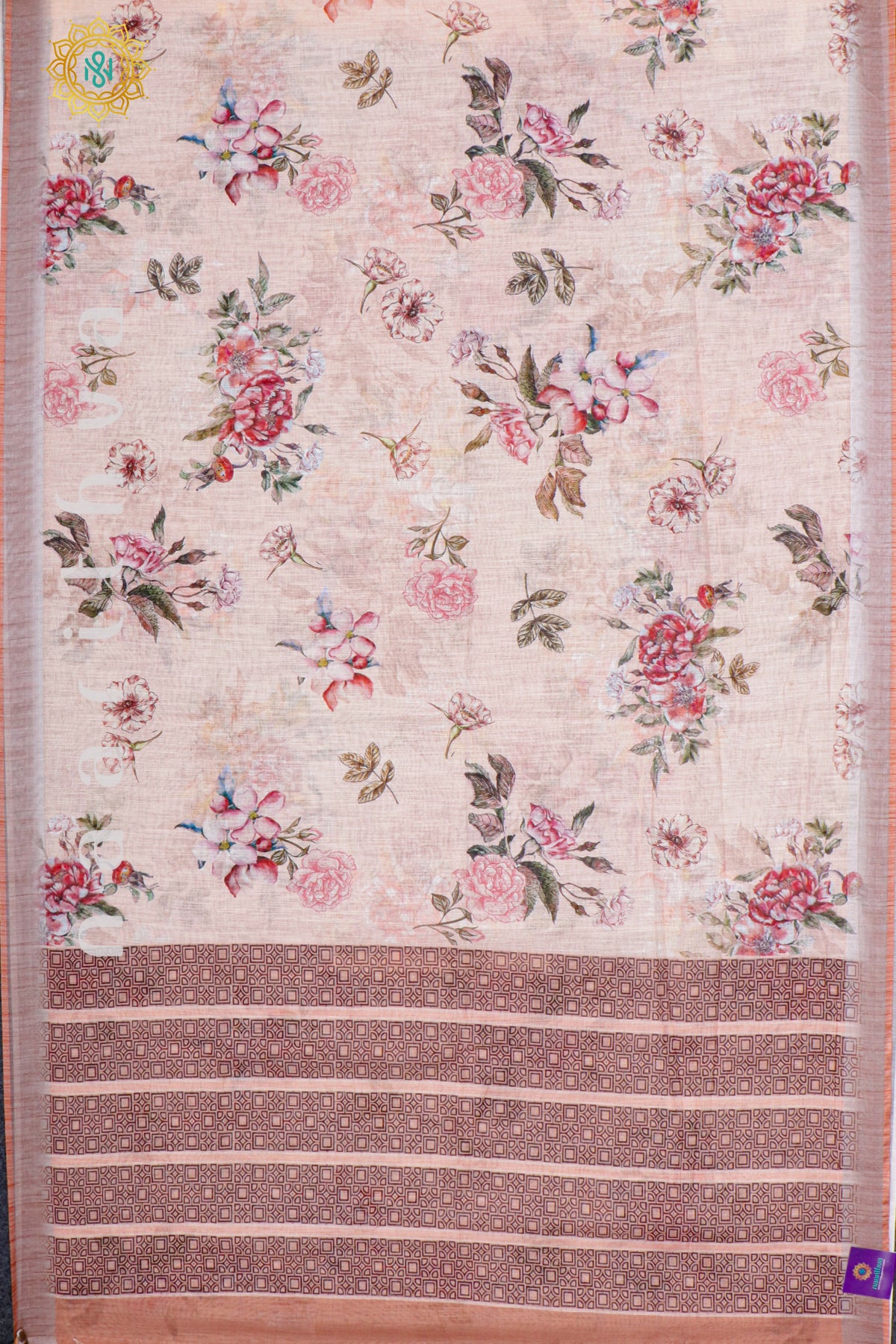 PEACH - LINEN BY COTTON