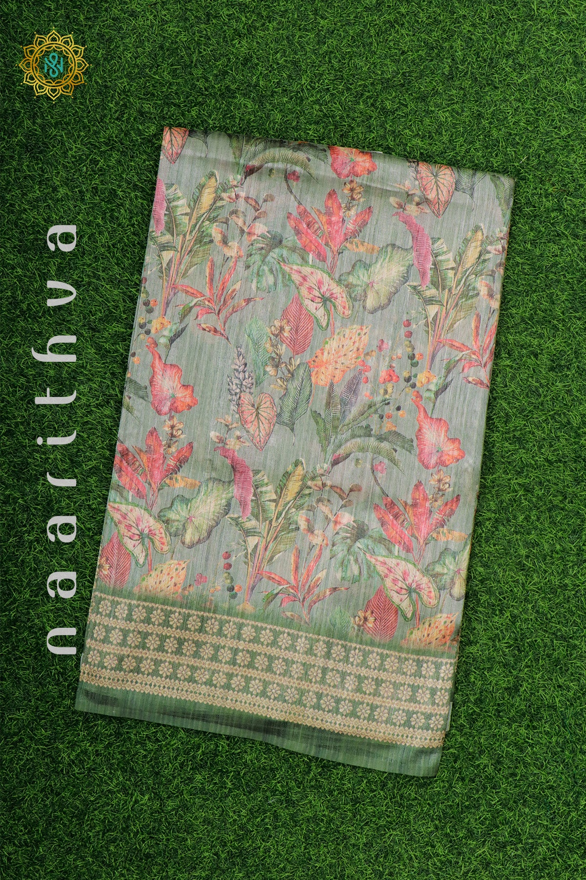 GREEN - JUTE COTTON