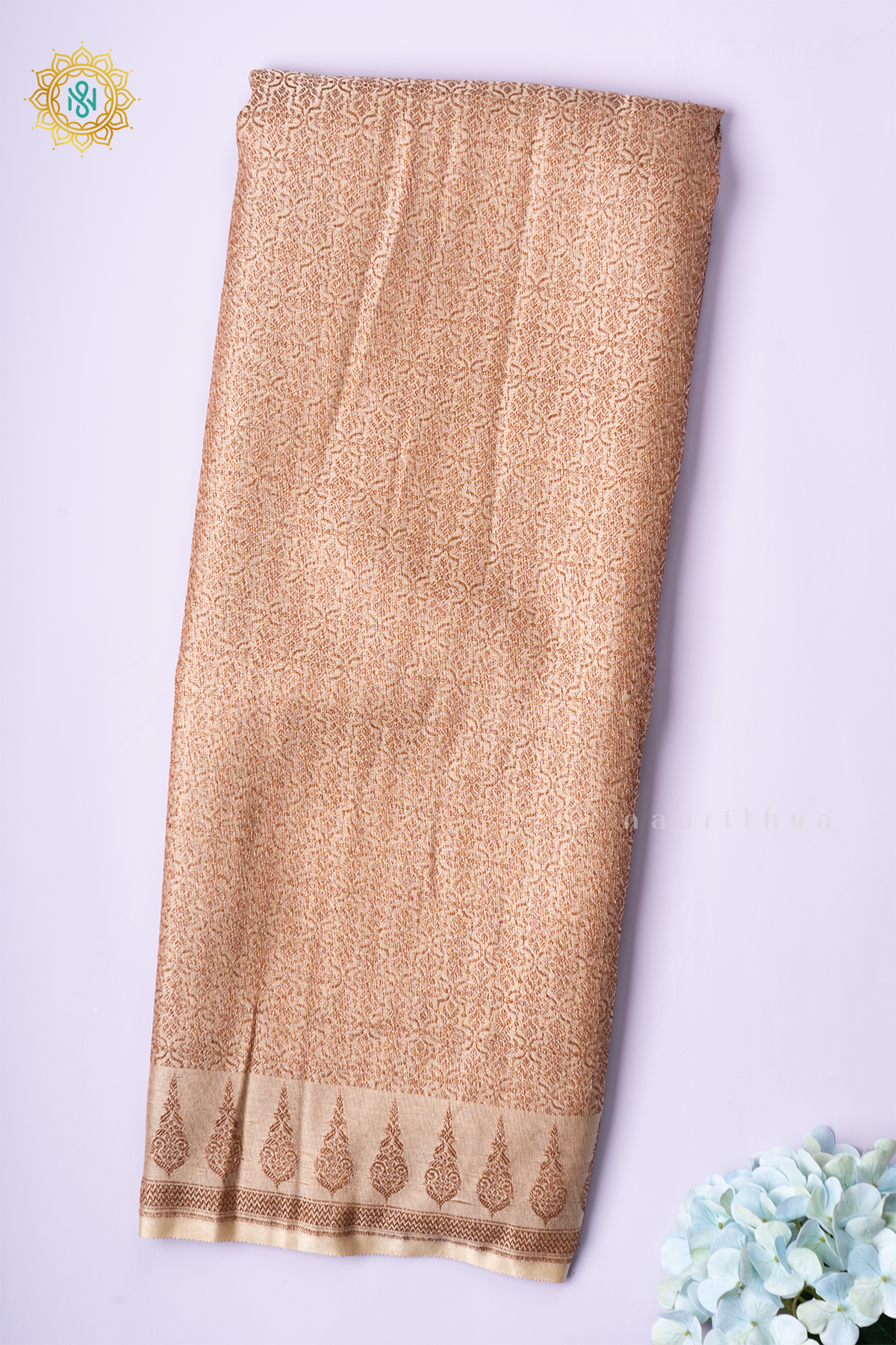 BEIGE - SATIN BANARASI