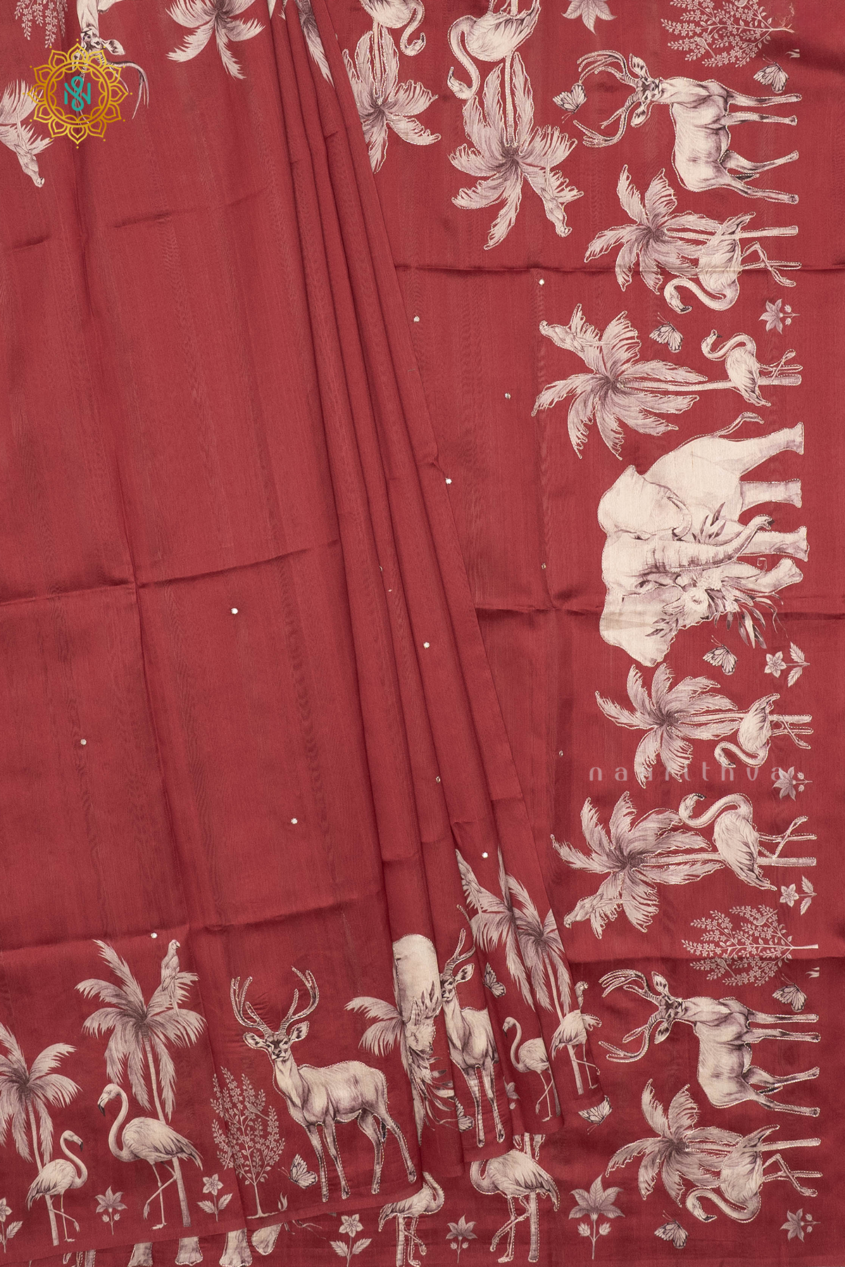 MAROON - SEMI TUSSAR