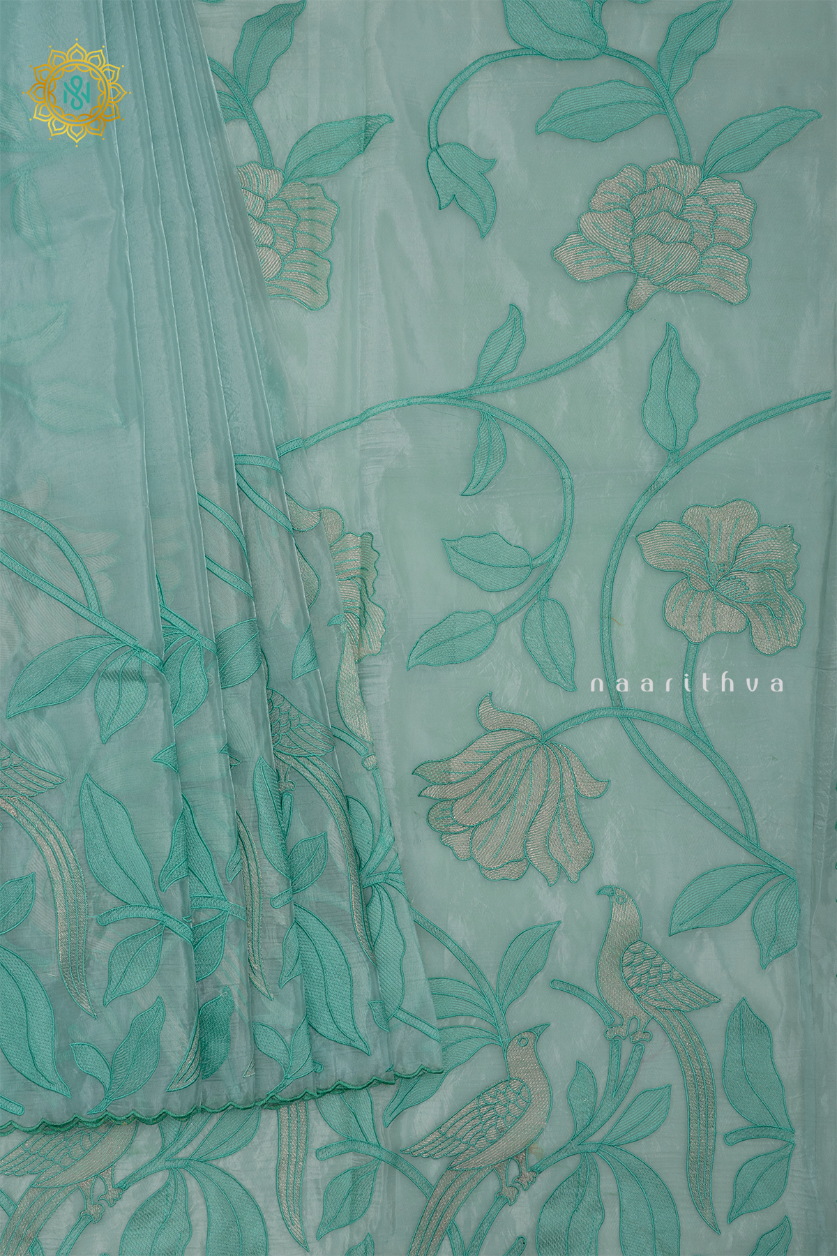 AQUA GREEN - ORGANZA