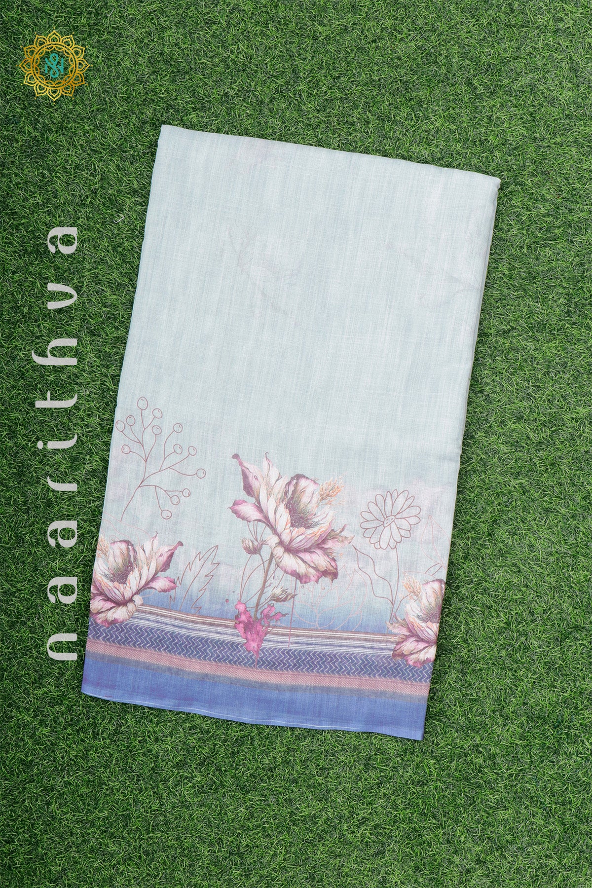 AQUA BLUE - LINEN BY COTTON