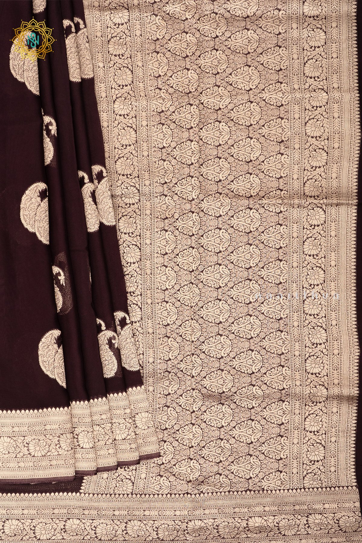 CHOCLATE BROWN - SEMI GEORGETTE