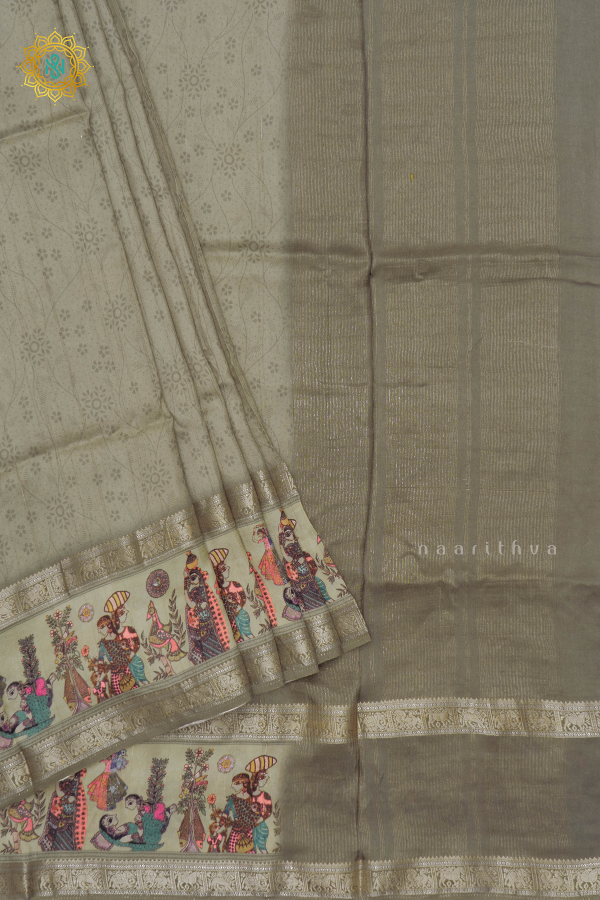 SAGE GREEN - SEMI CREPE SILK