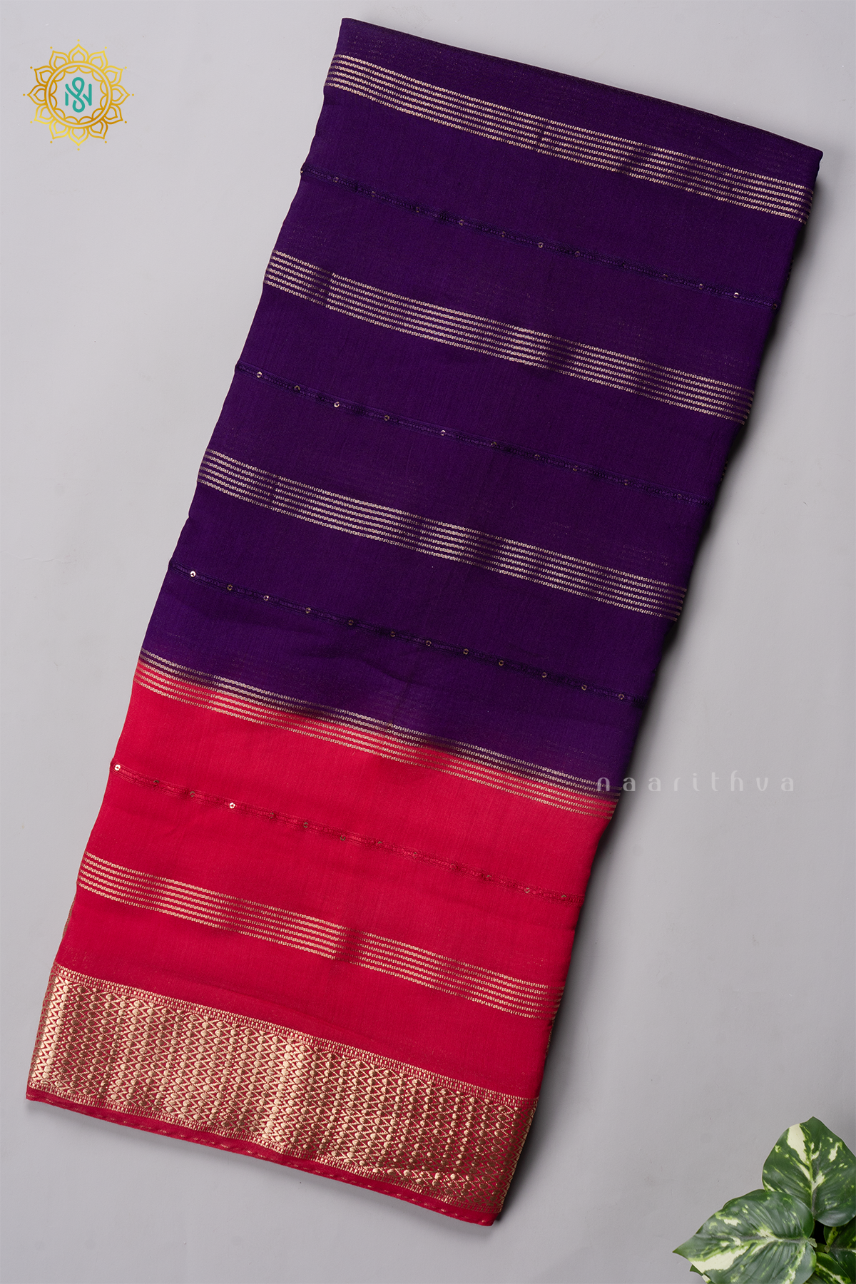 PURPLE WITH PINK - BUTTER CREPE