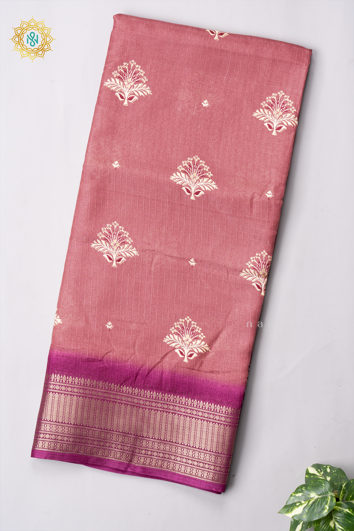 PEACH WITH WINE - DOLA SILK