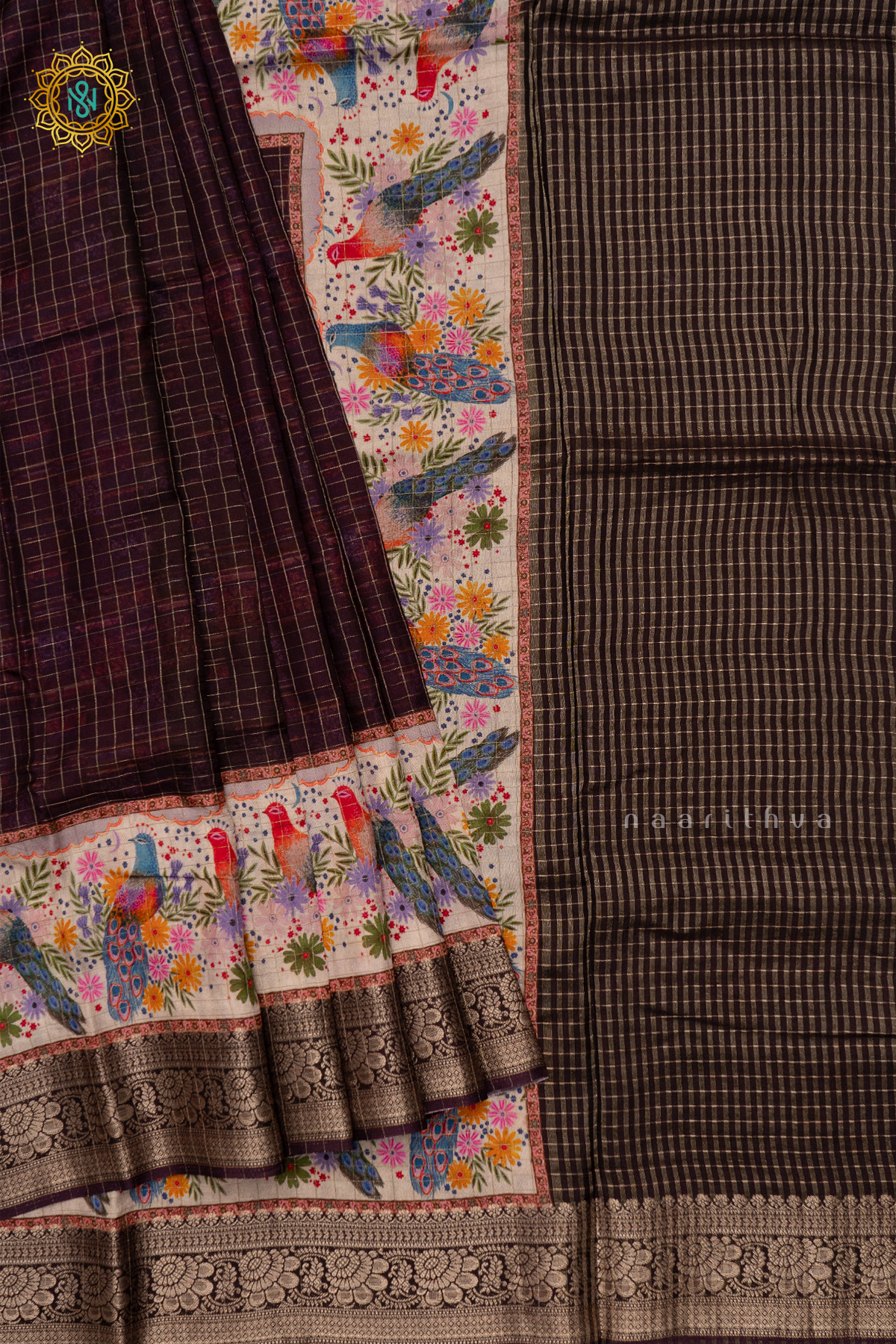 DEEP WINE - SEMI CREPE SILK