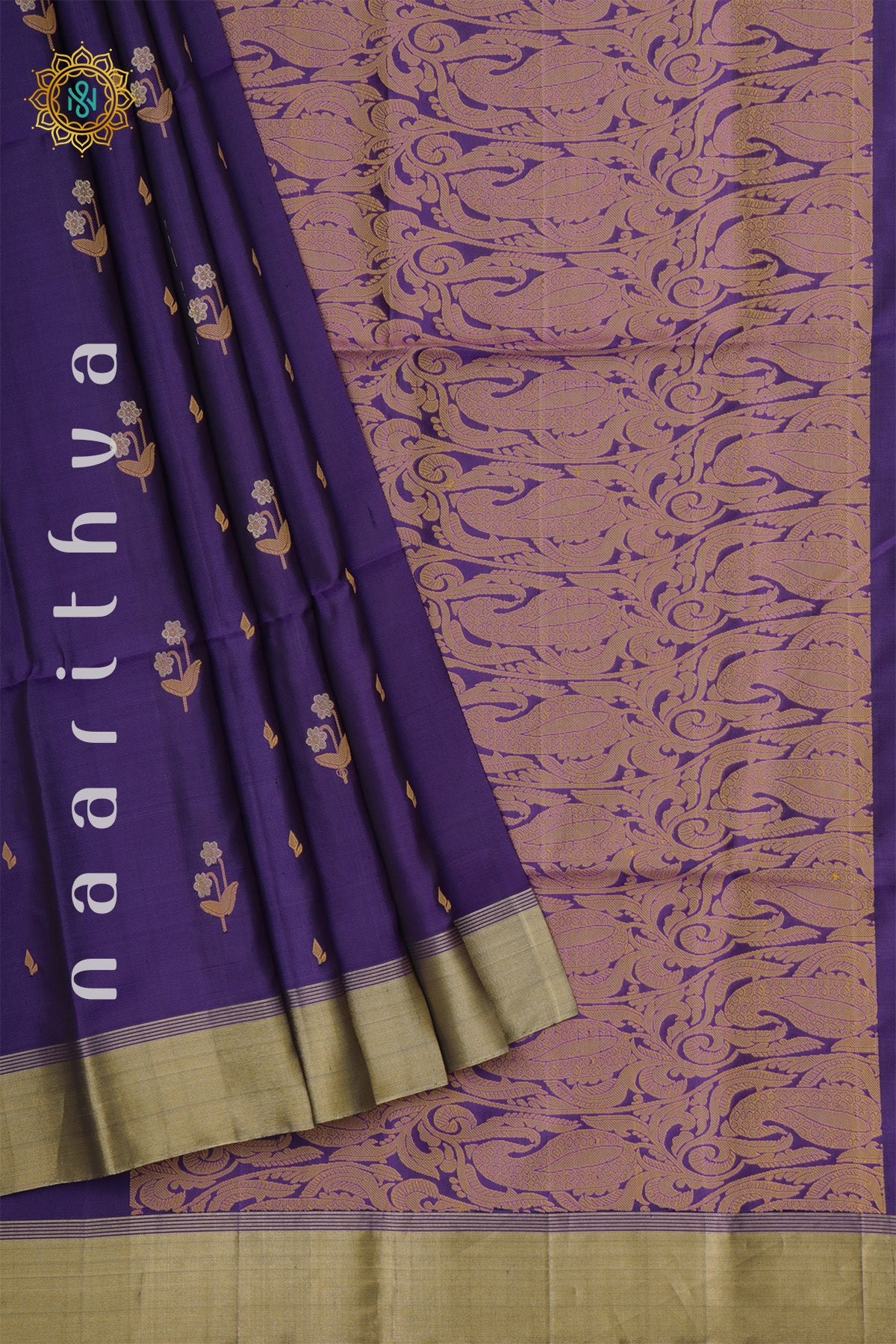 PURPLE - PURE KANJIVARAM SOFT SILK