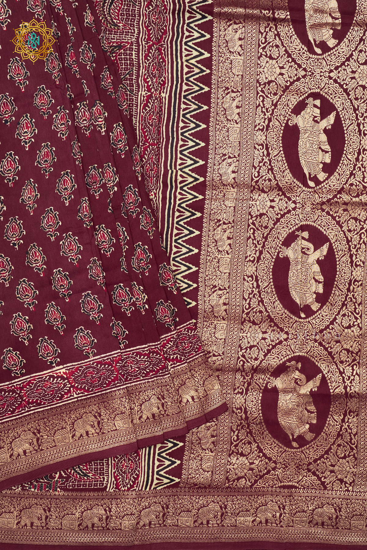 MAROON - DOLA SILK