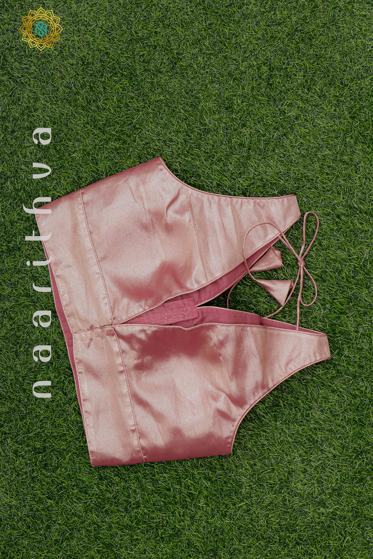 LIGHT PINK - SLEEVLESS READYMADE BLOUSE