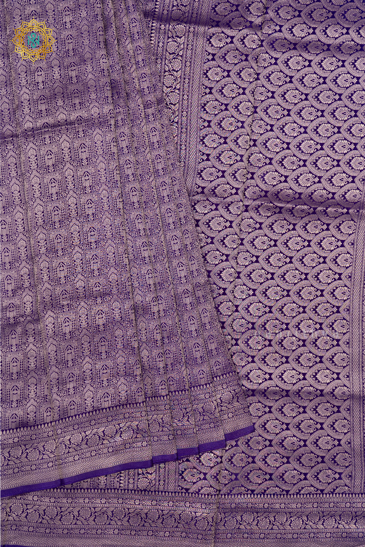 PURPLE - SEMI KATAN BANARASI