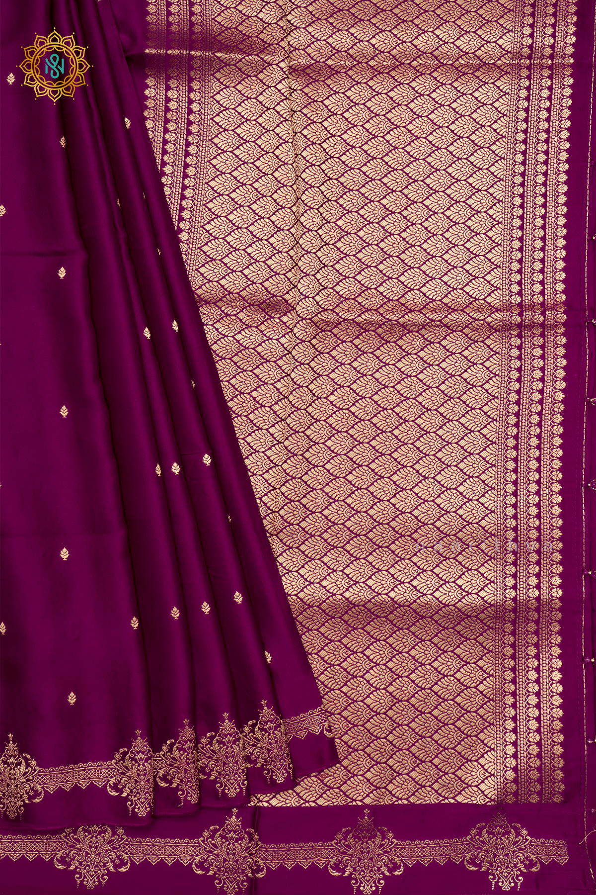 WINE - SATIN BANARAS