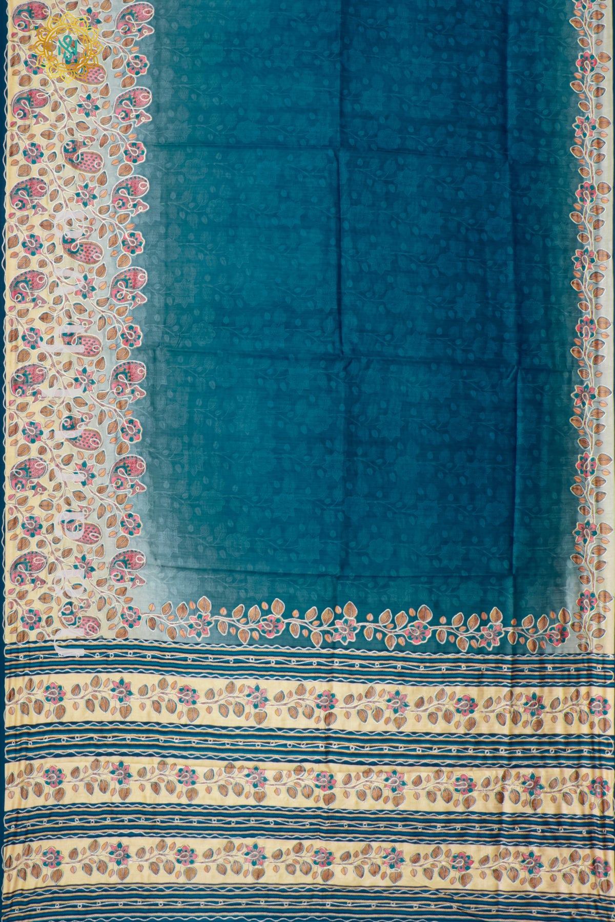 BLUE - SEMI TUSSAR SILK