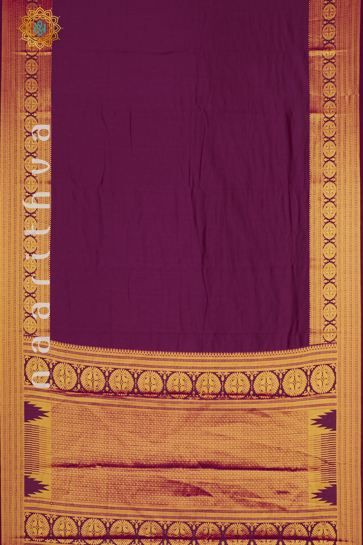 WINE - SEMI RAW SILK