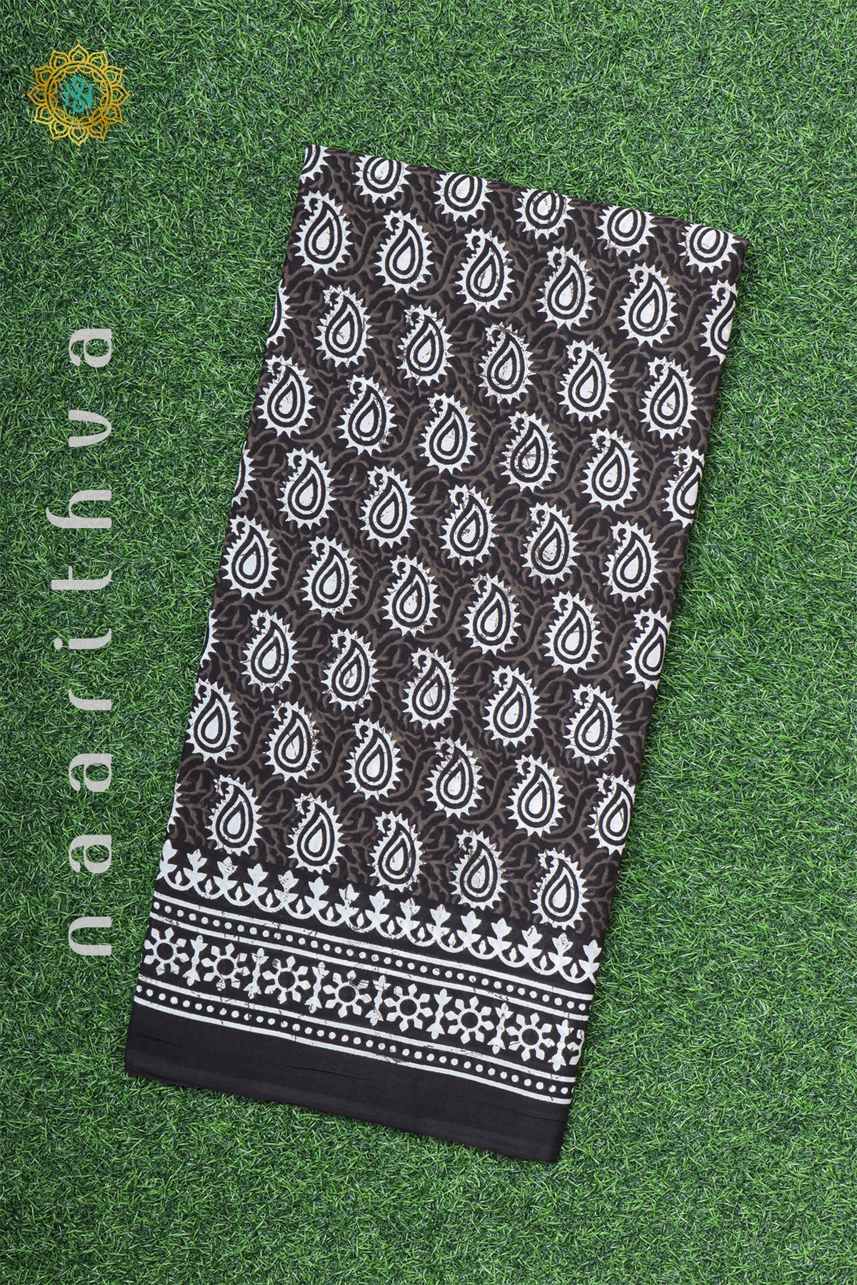 BLACK WITH WHITE - MUL COTTON