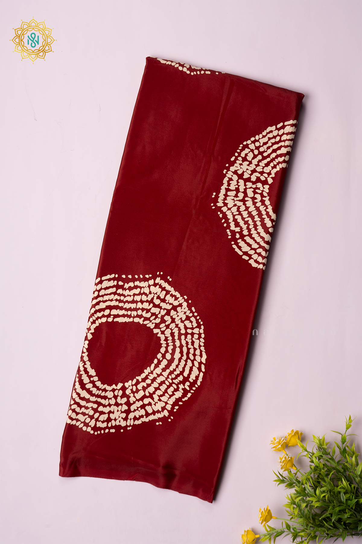 PRE - BOOKING MAROON - SATIN CREPE