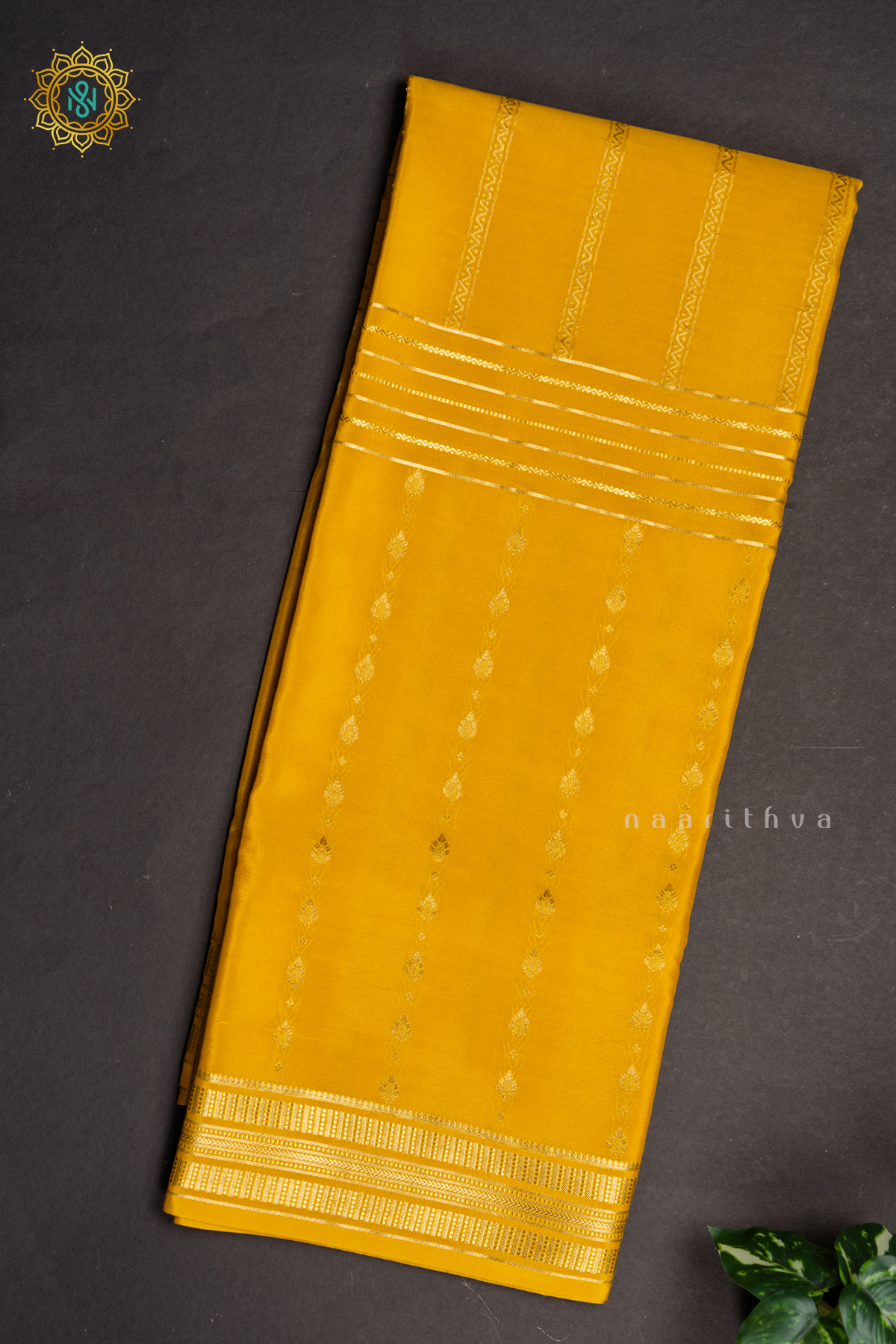 YELLOW - PURE MYSORE CREPE SILK