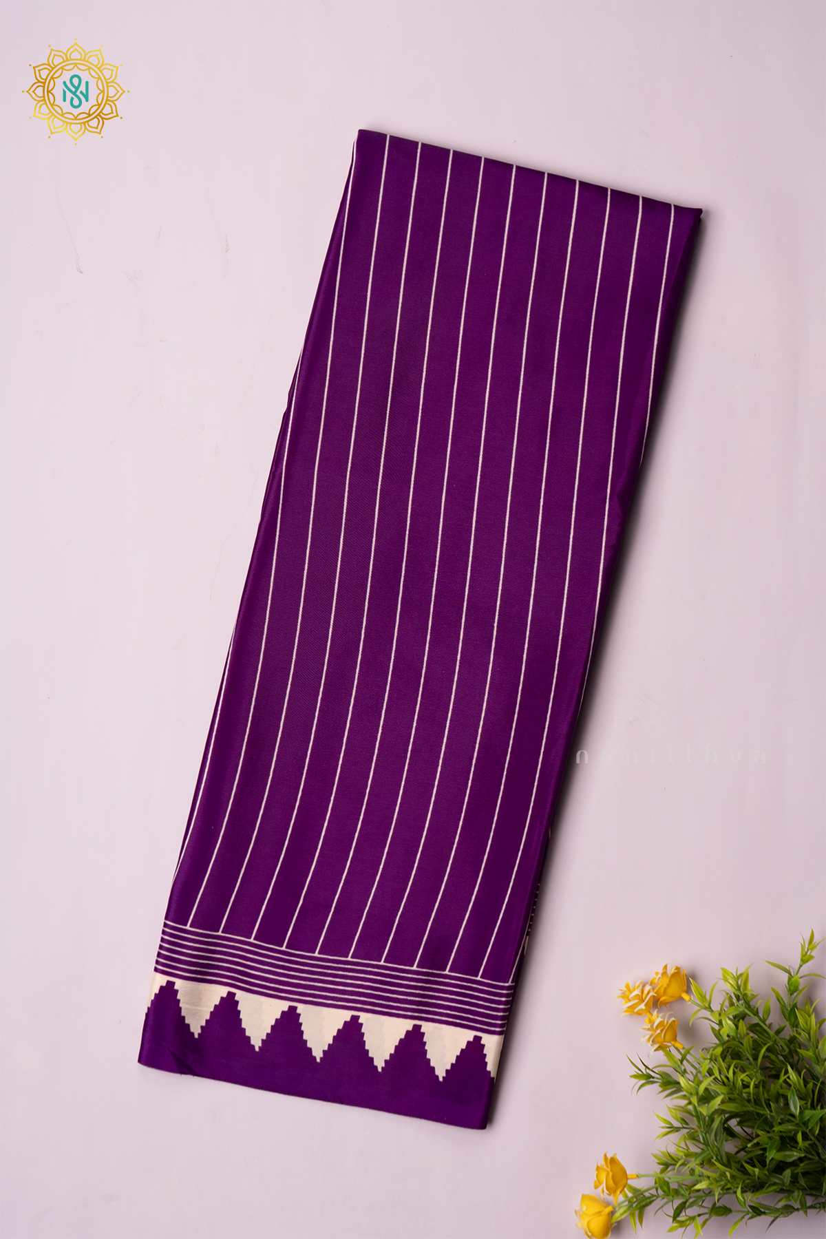 PURPLE - SATIN CREPE