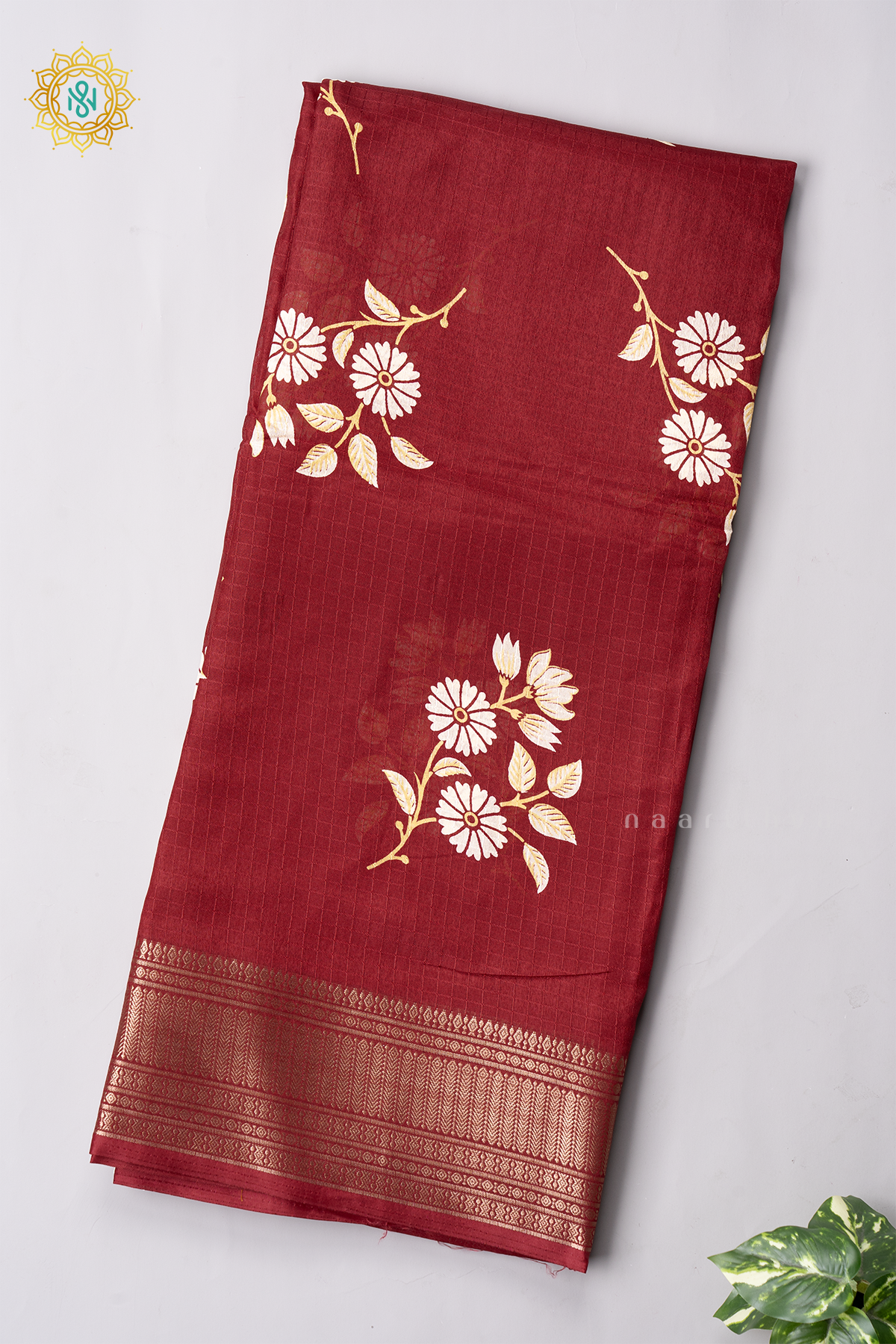MAROON - DOLA SILK