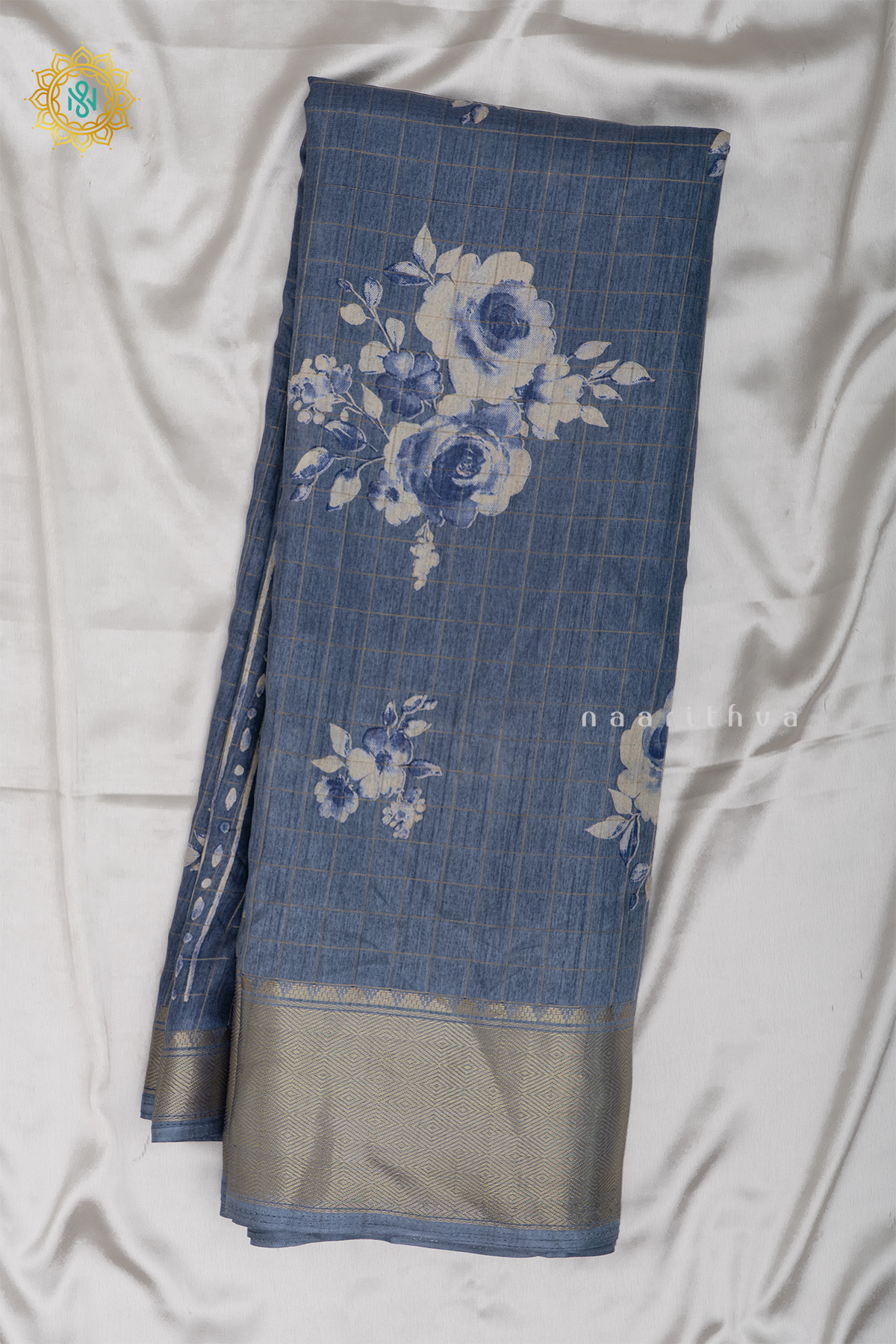 GREYISH BLUE - DOLA SILK