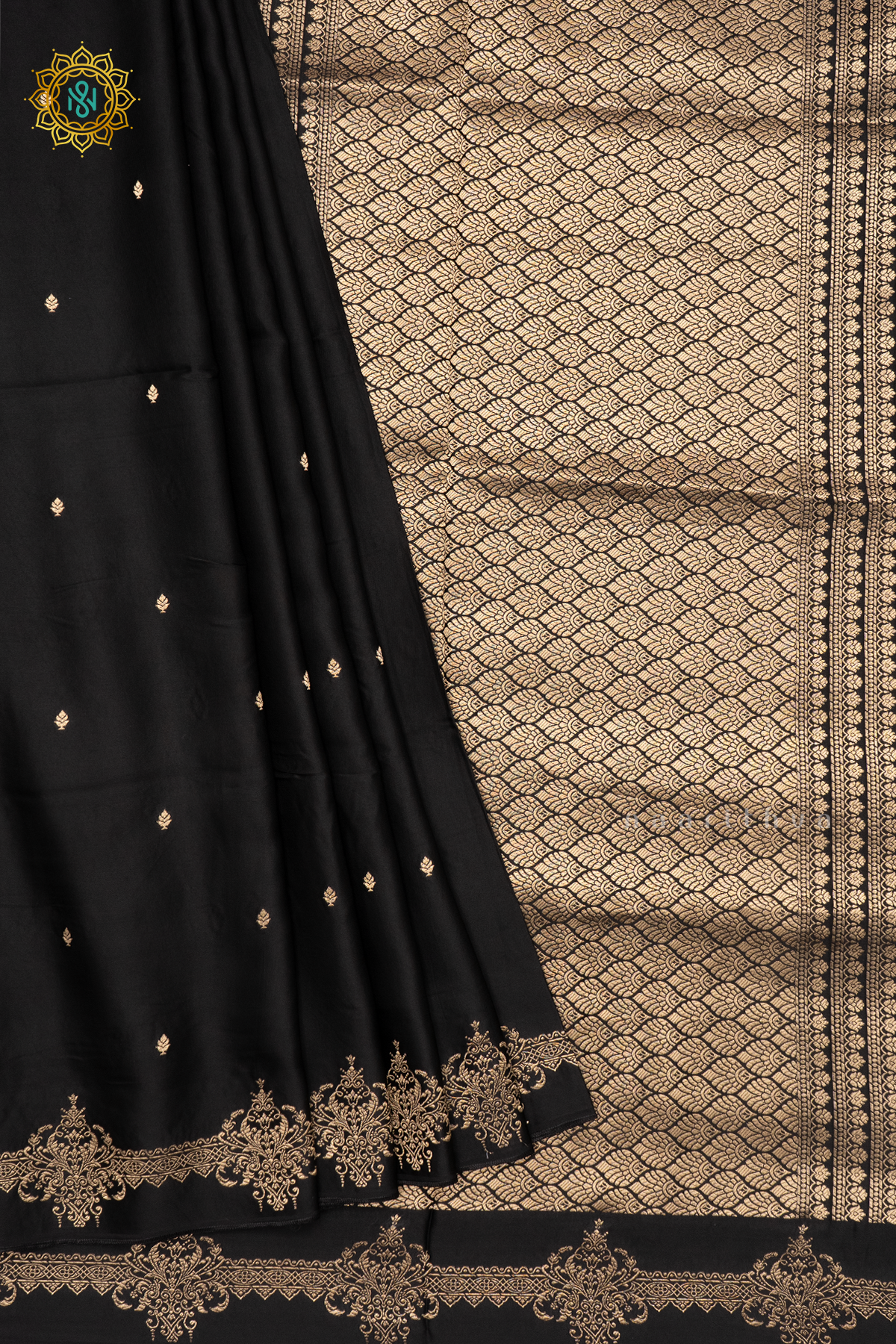 BLACK - SATIN BANARAS