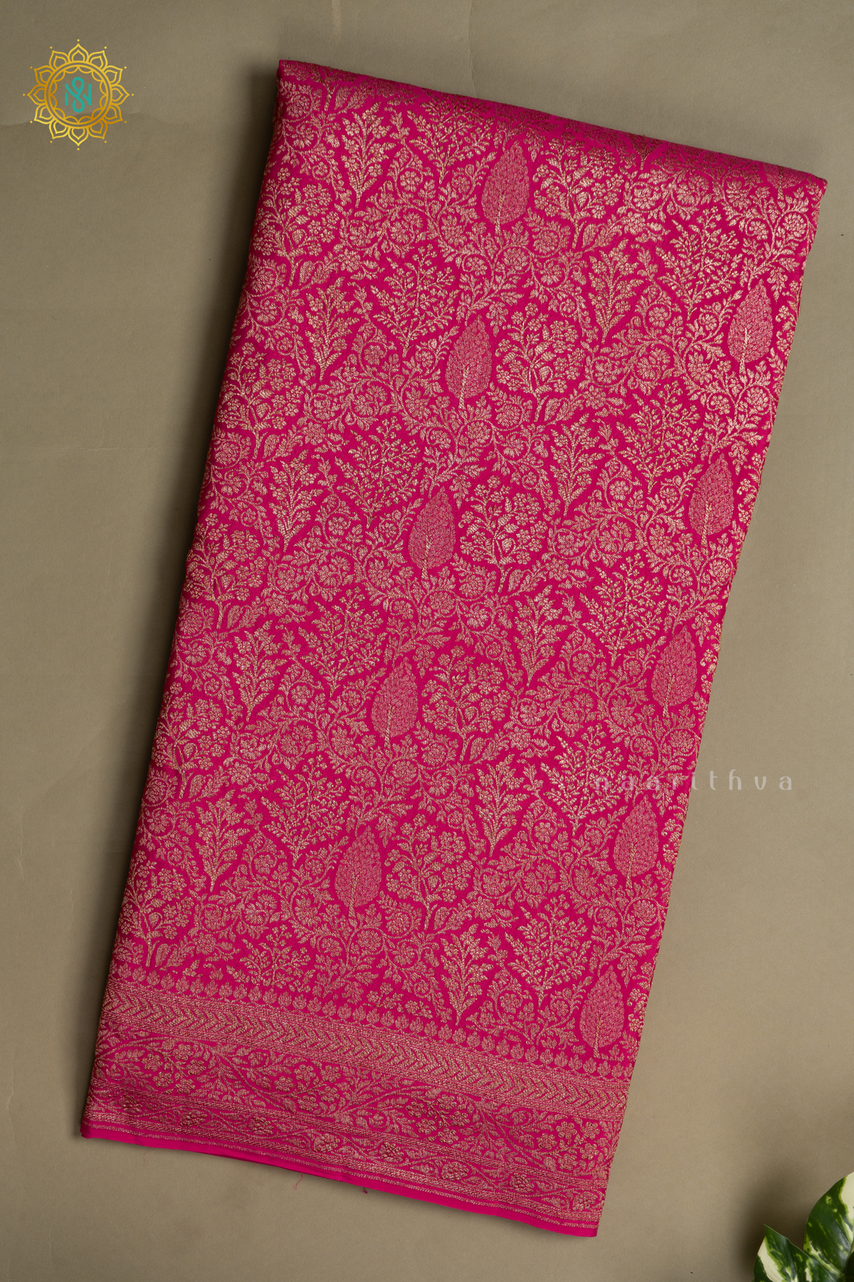 PINK - PURE BANARASI CREPE