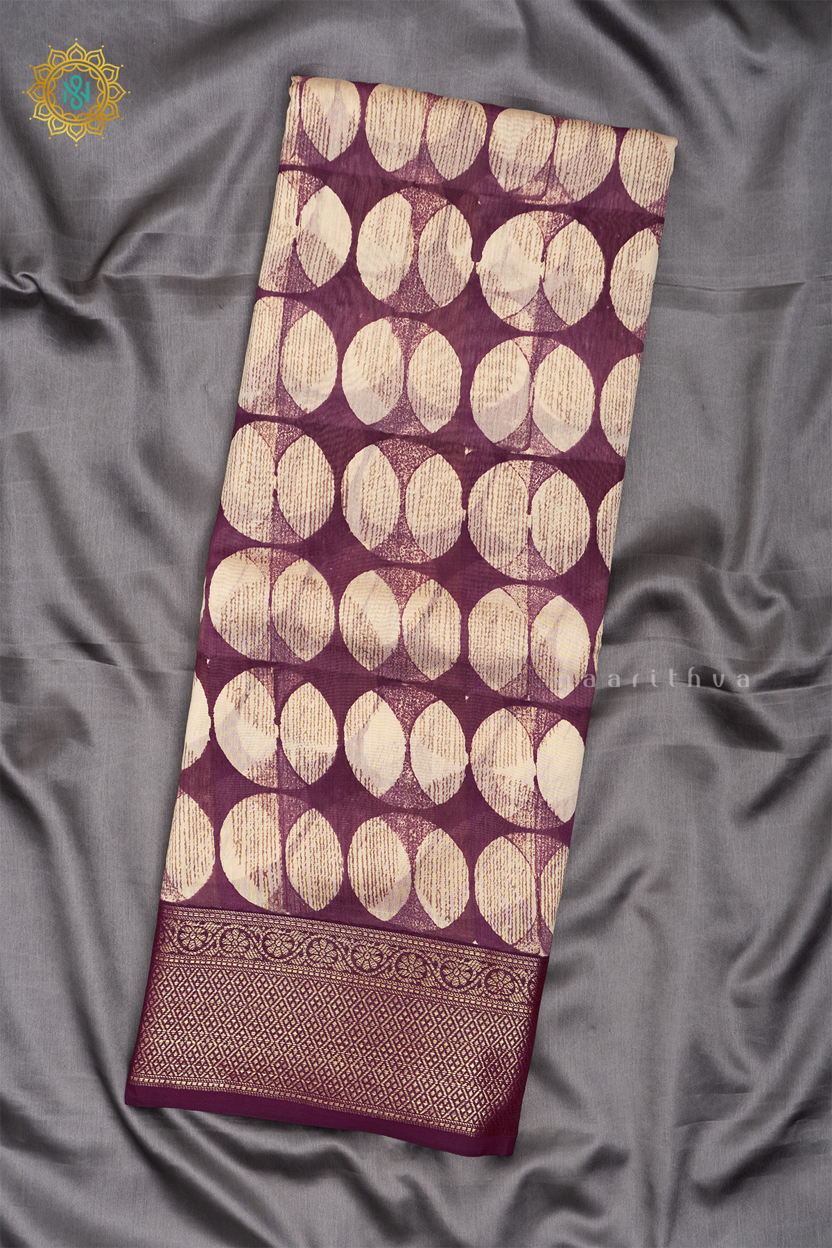 WINE - CHANDERI SILK COTTON